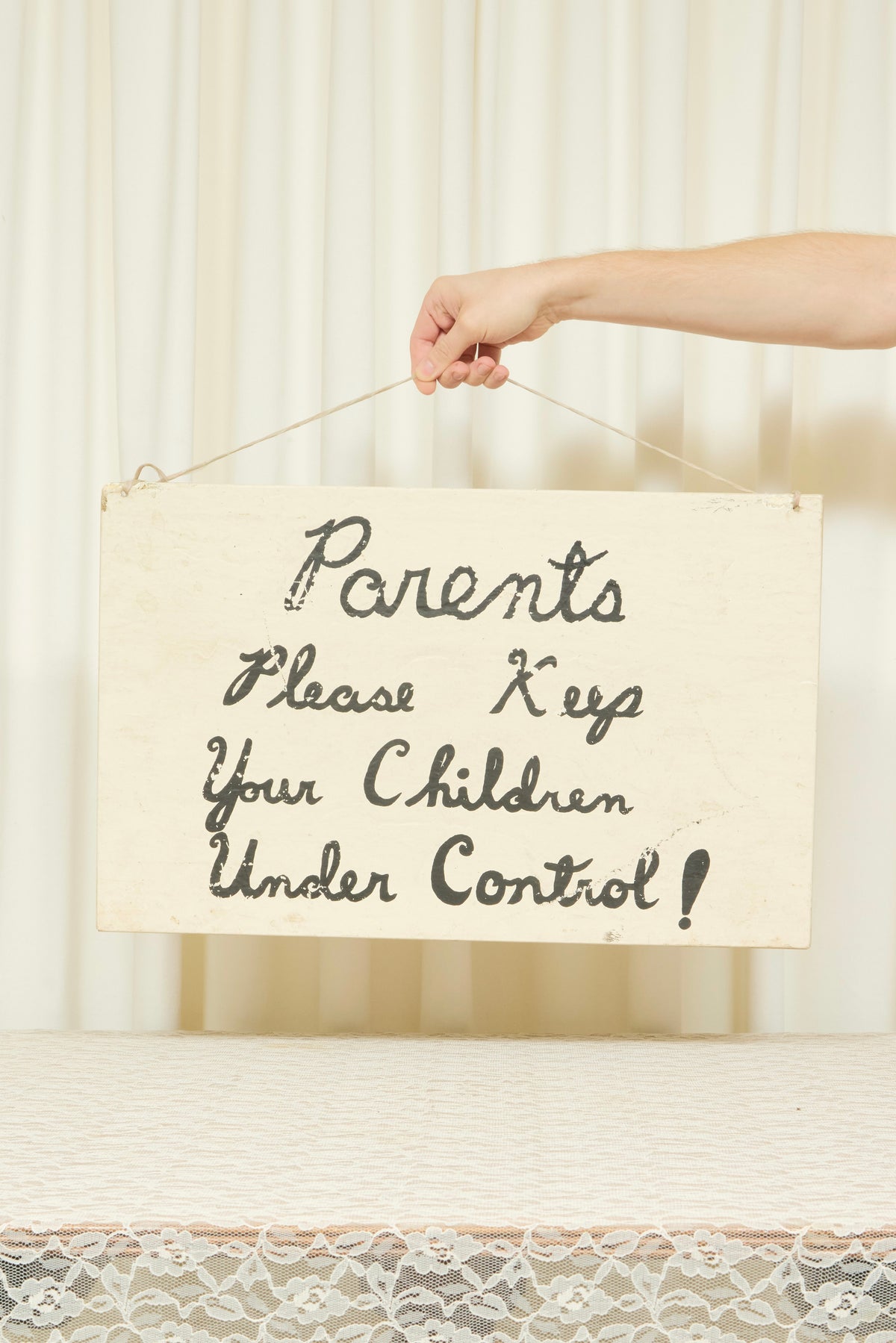 Vintage "Under Control!" Sign