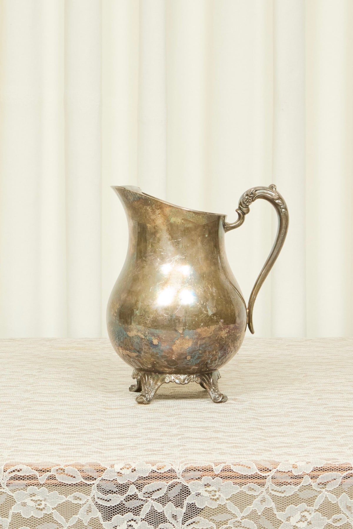 Vintage Silver Pitcher/Vase