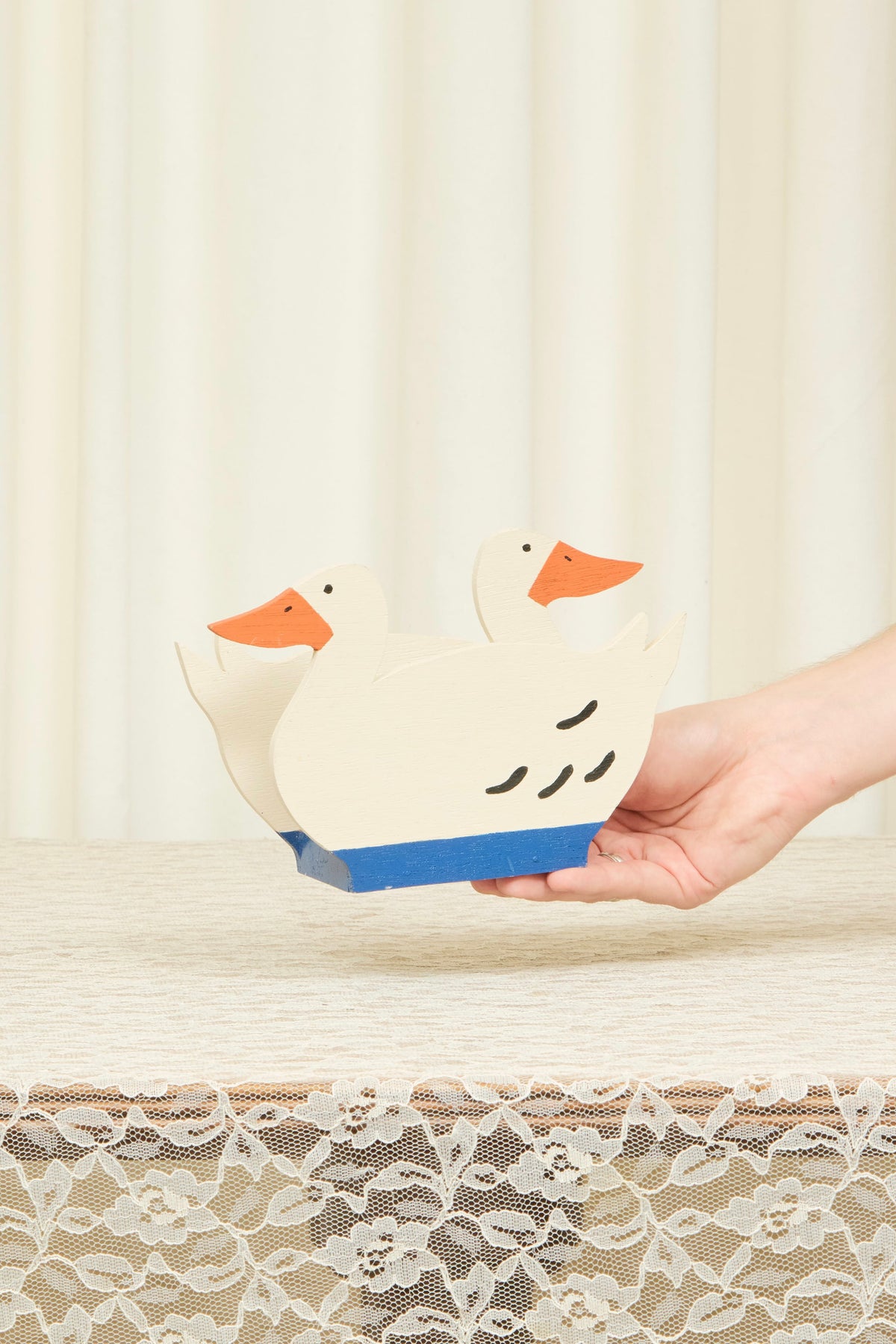 Vintage Duck Letter/Napkin Holder