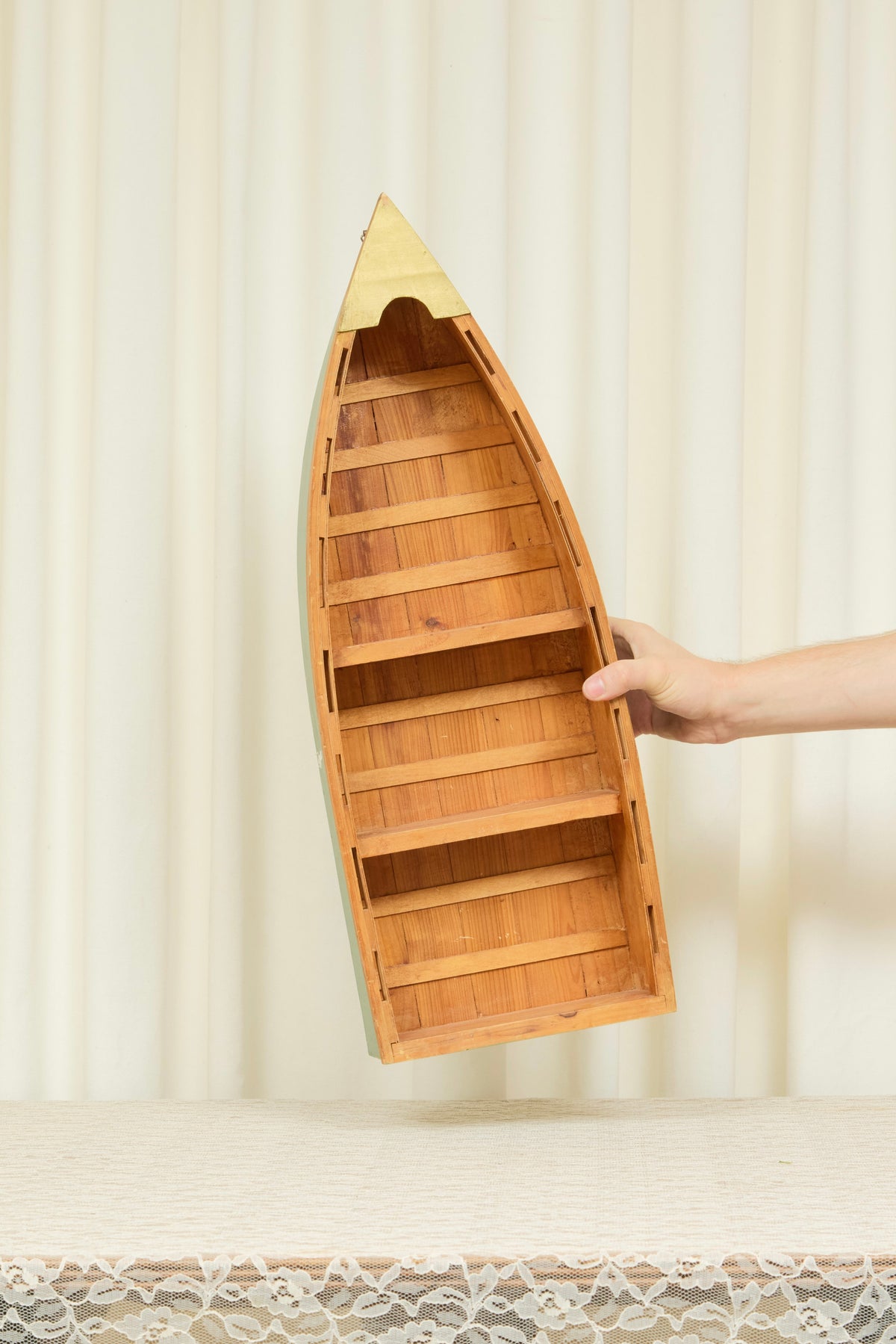 Vintage Boat Wall Shelf