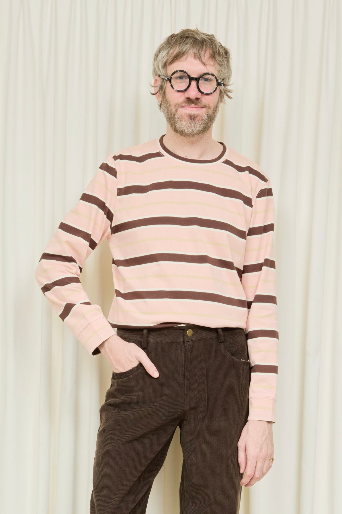 Flynn Striped Long Sleeve Tee
