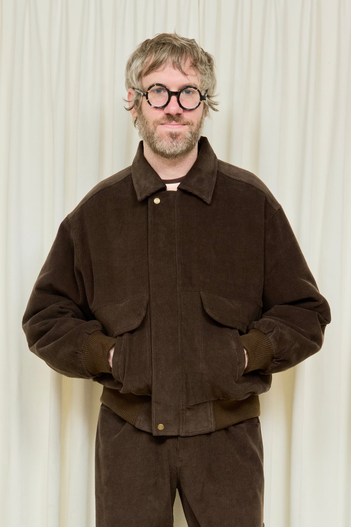 Dorian Corduroy Bomber Jacket