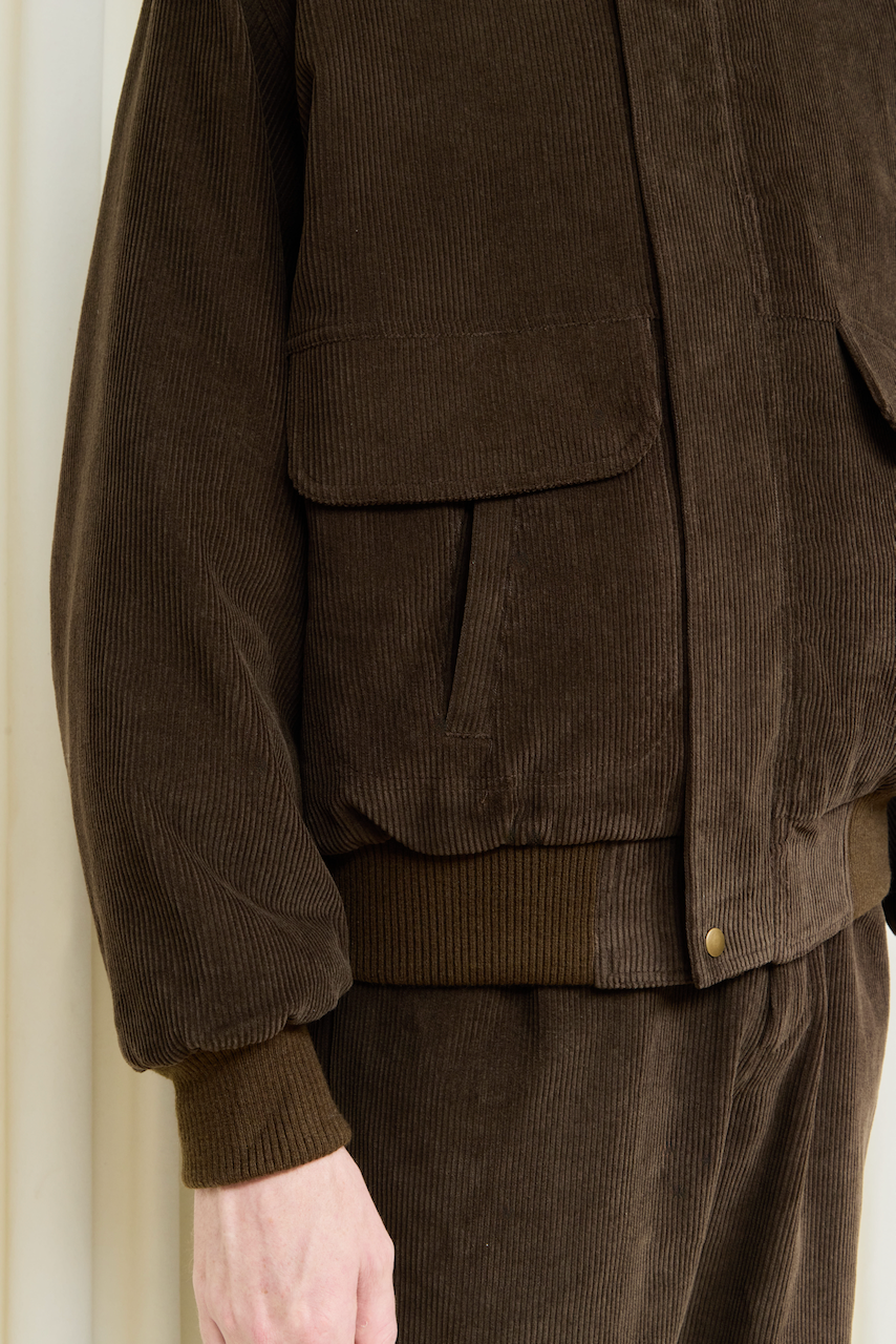 Dorian Corduroy Bomber Jacket