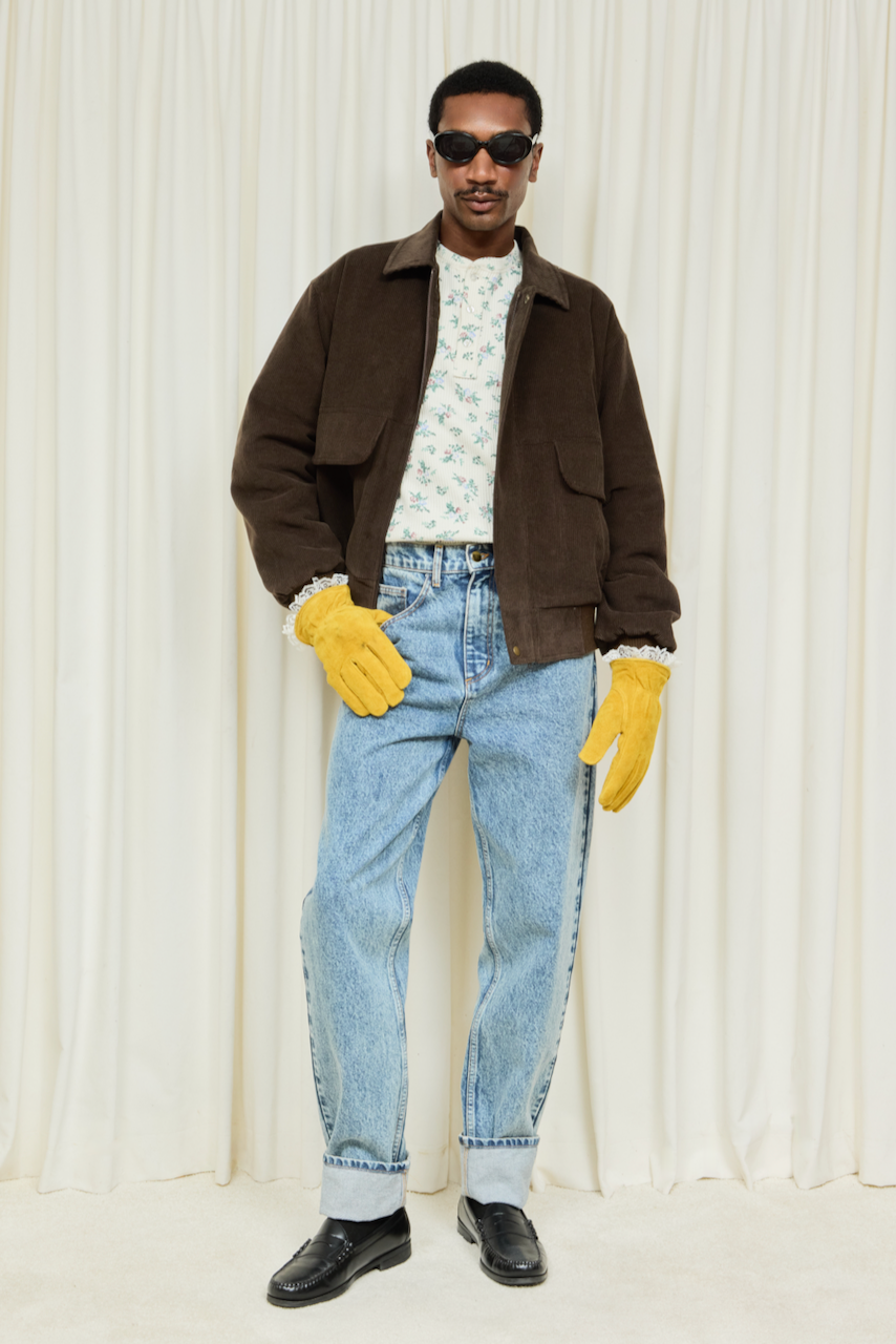Dorian Corduroy Bomber Jacket