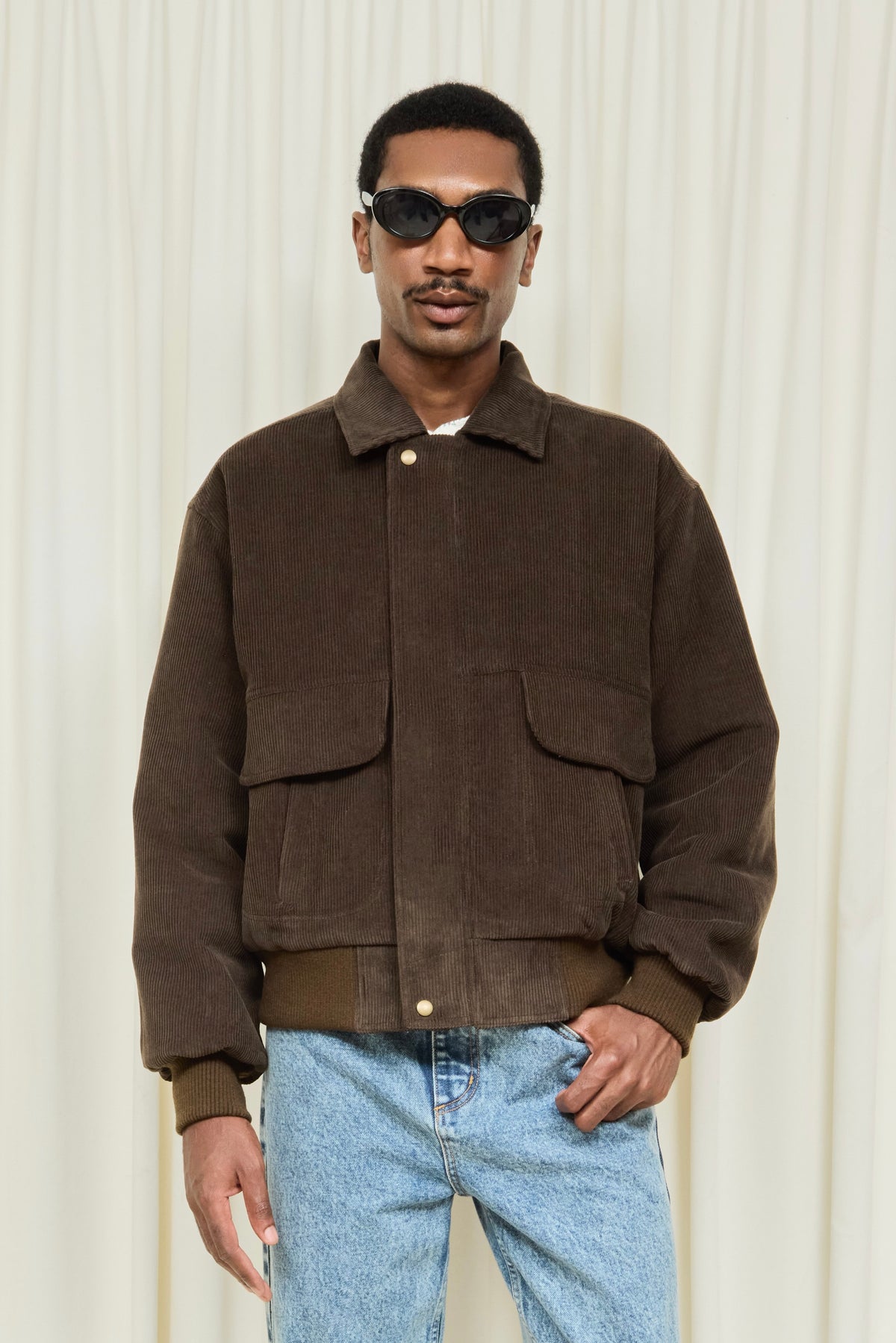 Dorian Corduroy Bomber Jacket