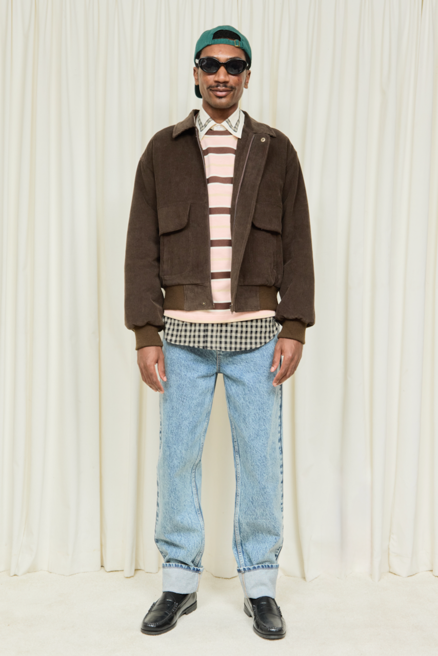 Dorian Corduroy Bomber Jacket