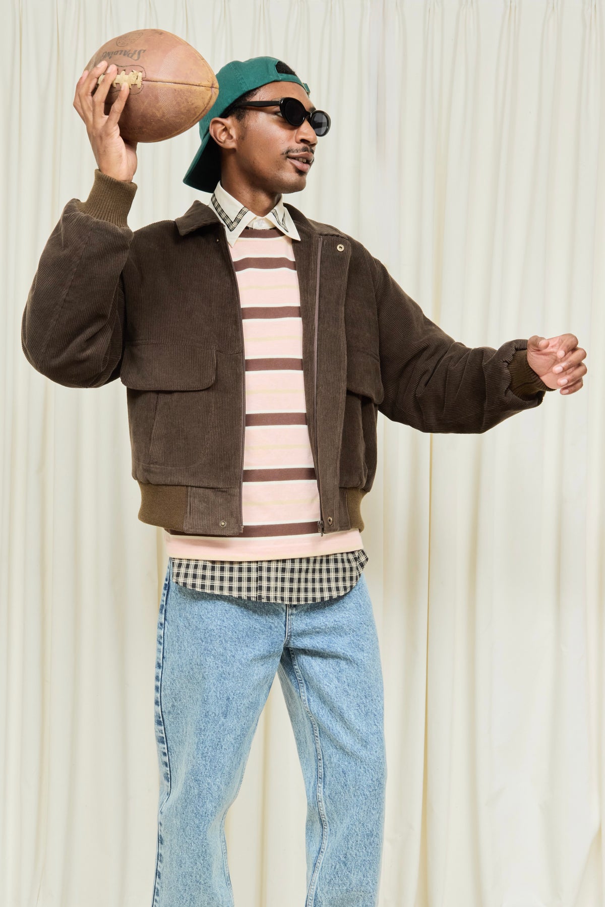 Dorian Corduroy Bomber Jacket