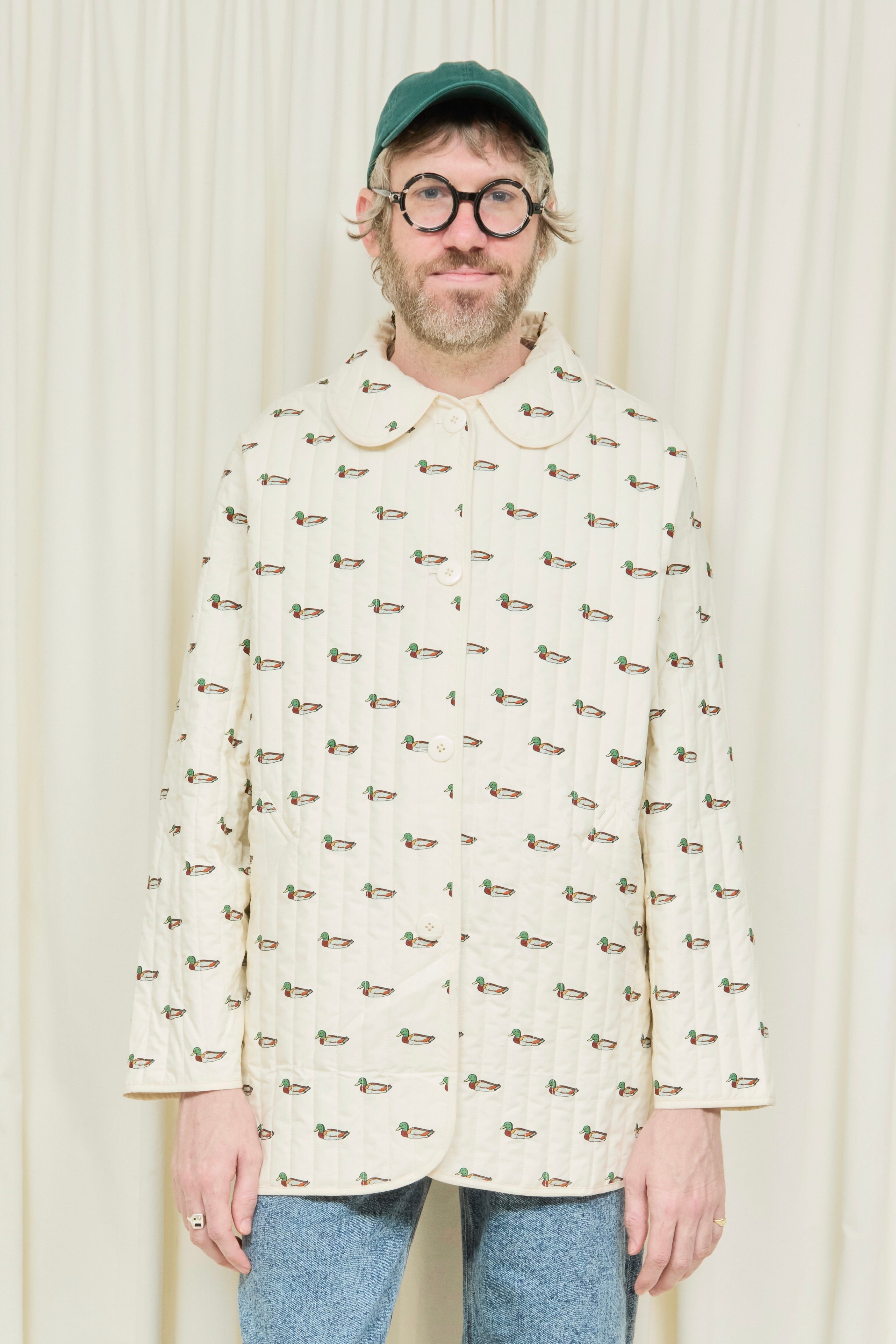 Arnie Mallard Print Quilted Jacket