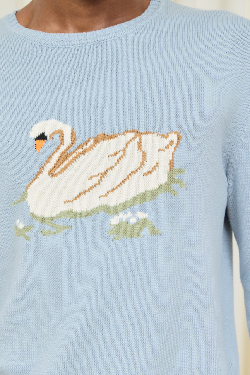 Millhouse Swan Intarsia Sweater
