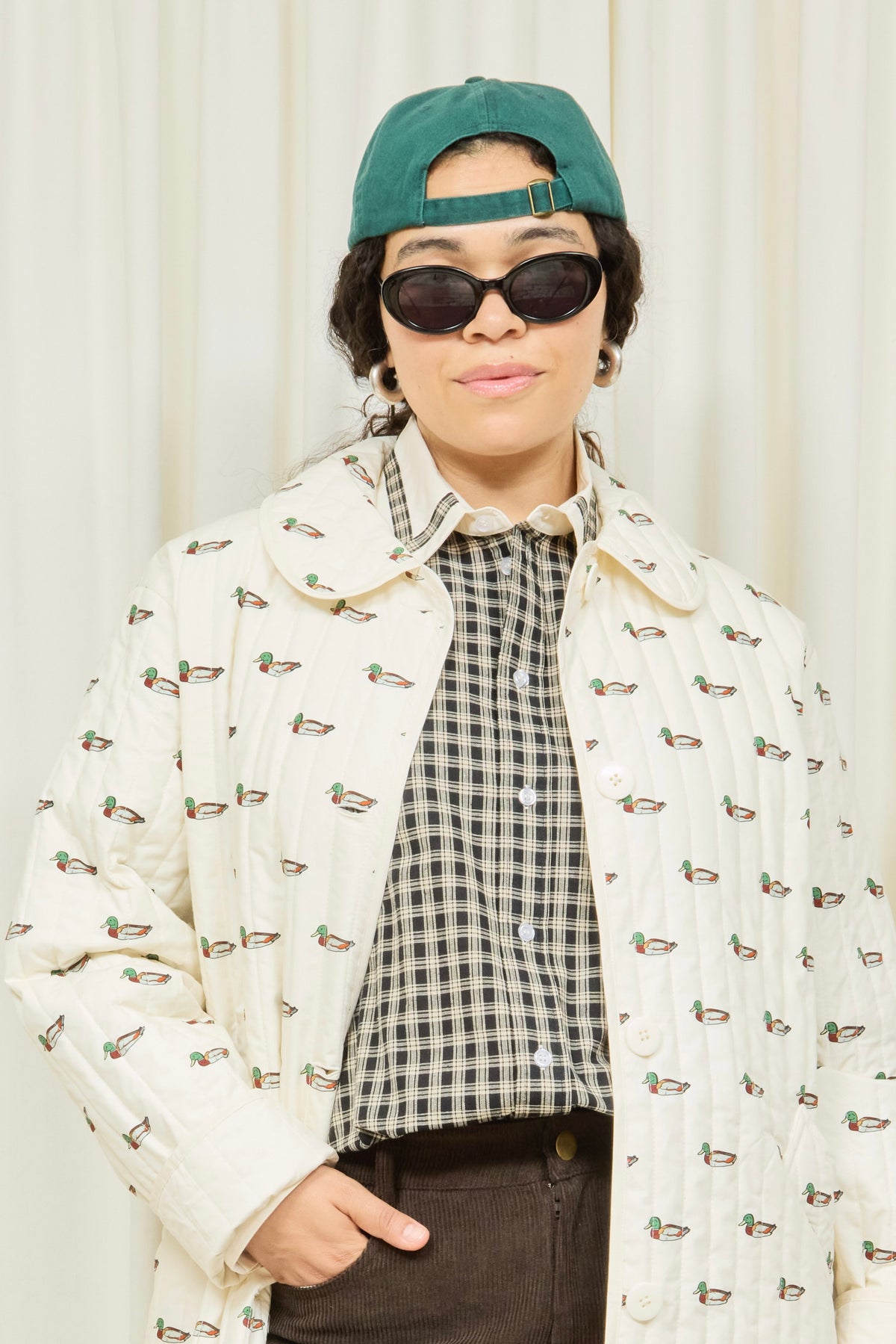 Arnie Mallard Print Quilted Jacket