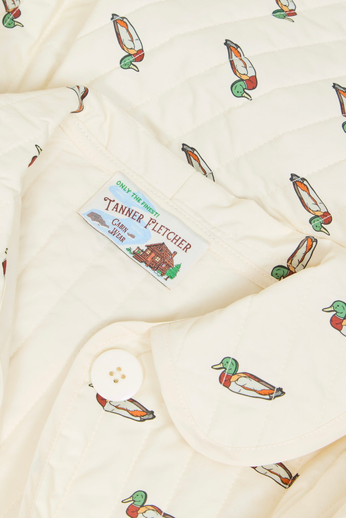 Arnie Mallard Print Quilted Jacket
