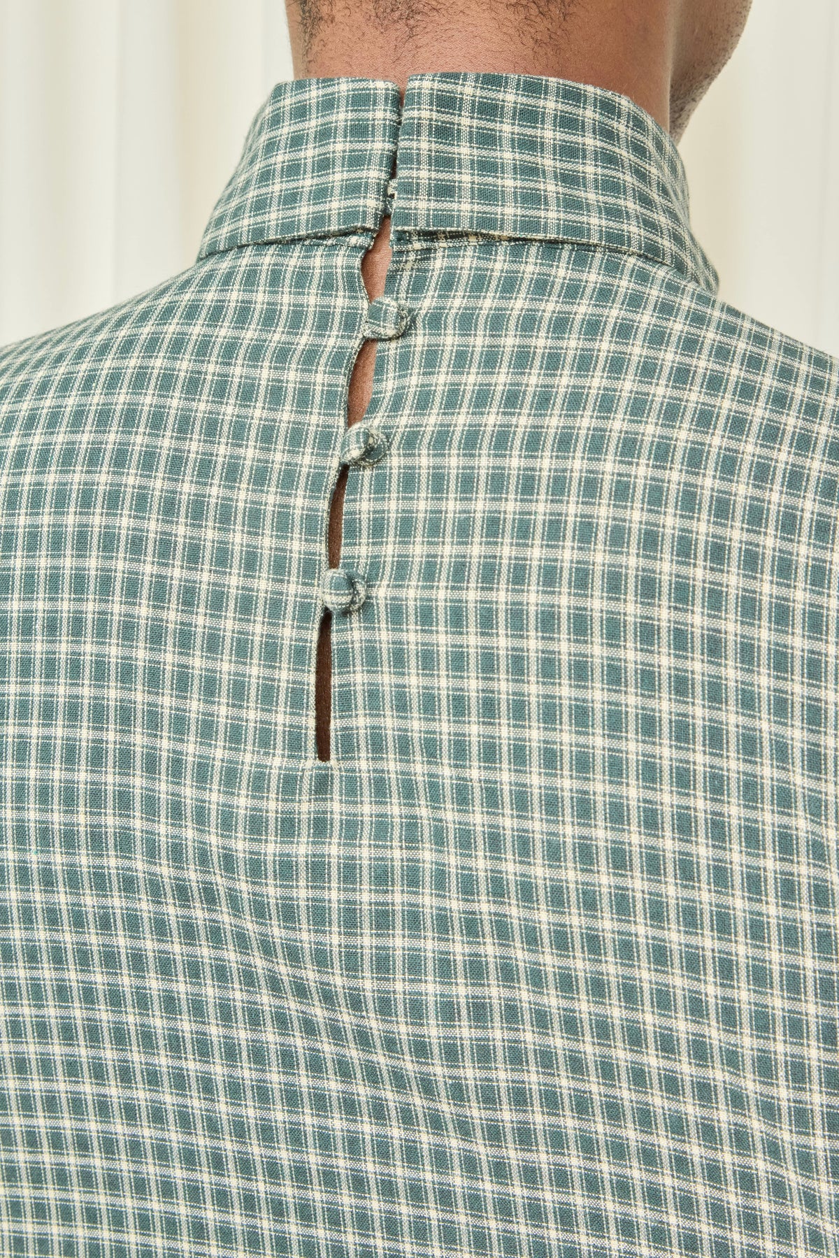 Laurence Plaid Pussybow Shirt