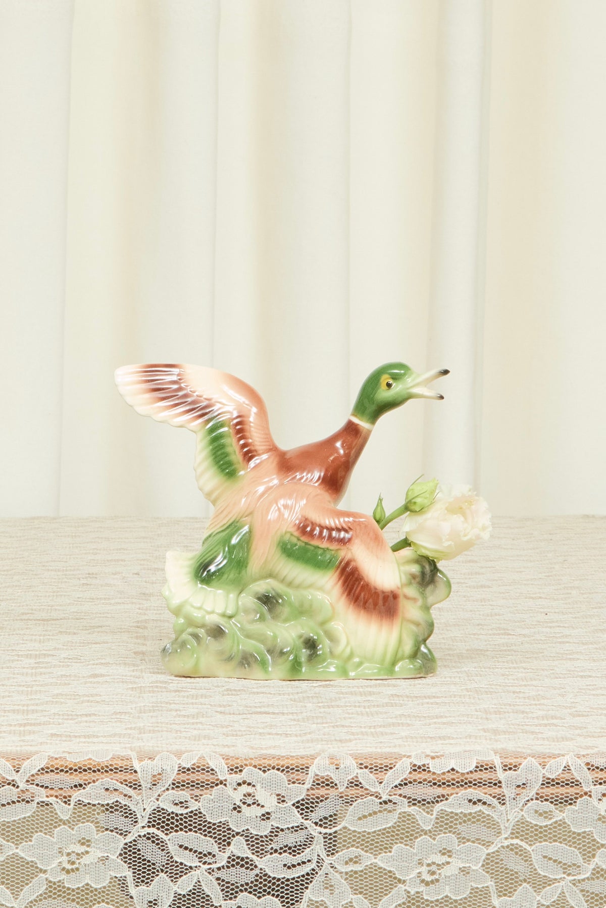Vintage Duck Vase/Trinket Dish