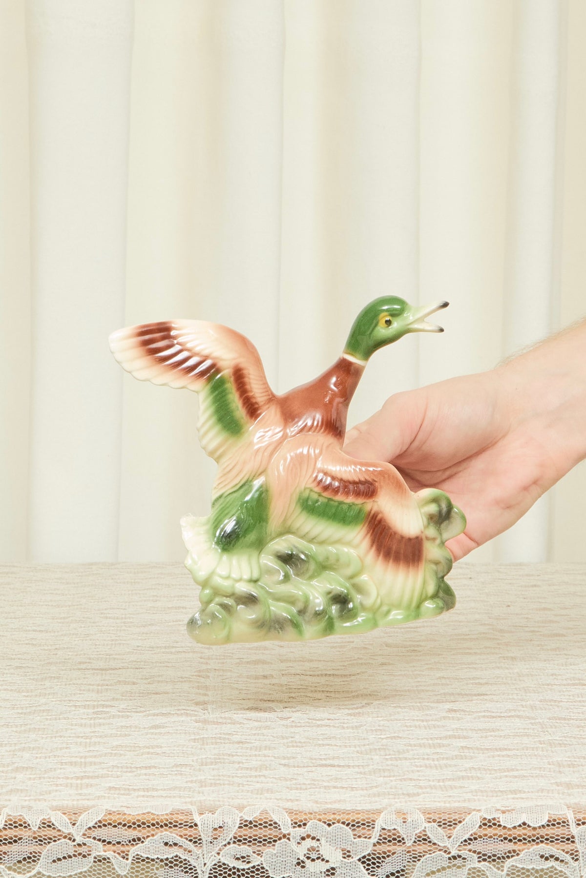 Vintage Duck Vase/Trinket Dish