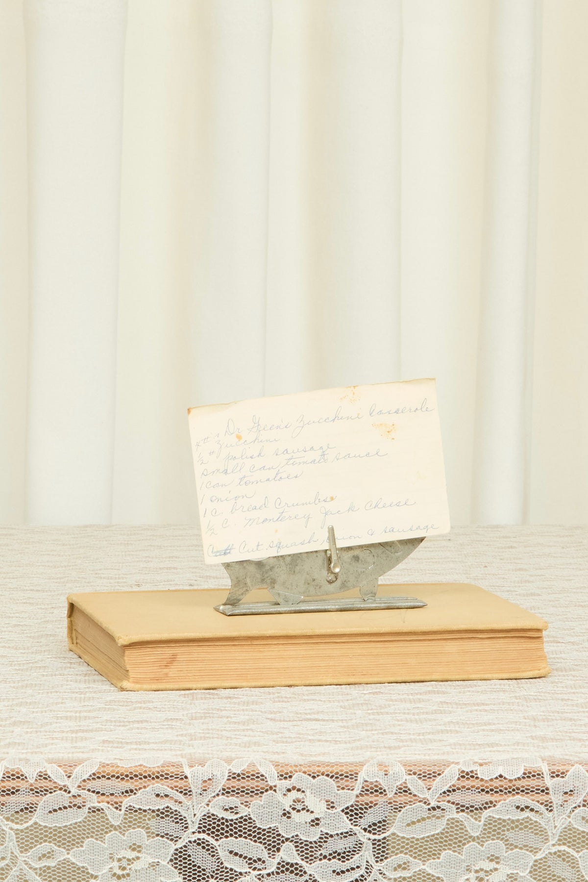 Vintage Silver Fish Clip