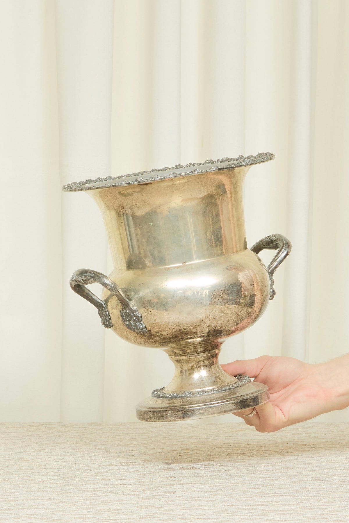 Vintage Silver Plate Champagne Bucket