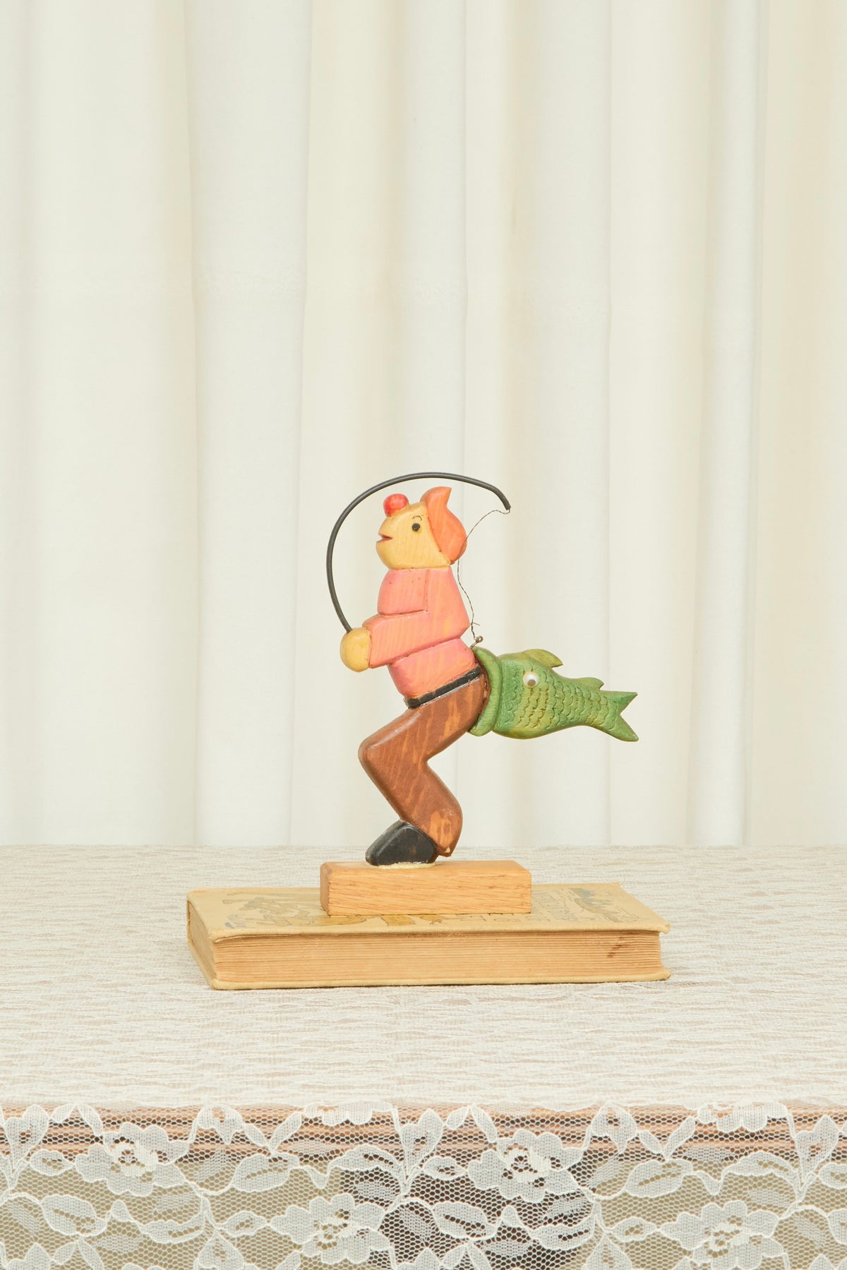 Vintage Kiss My Bass Figurine
