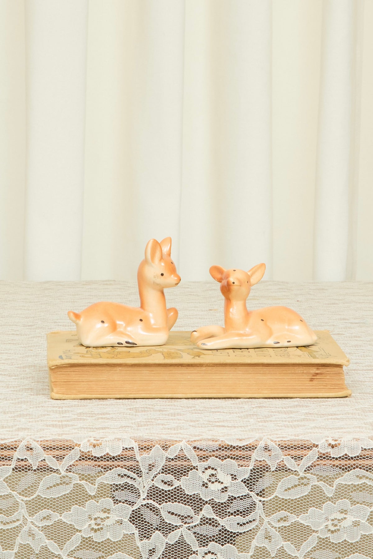 Vintage Spotted Fawn Set/2