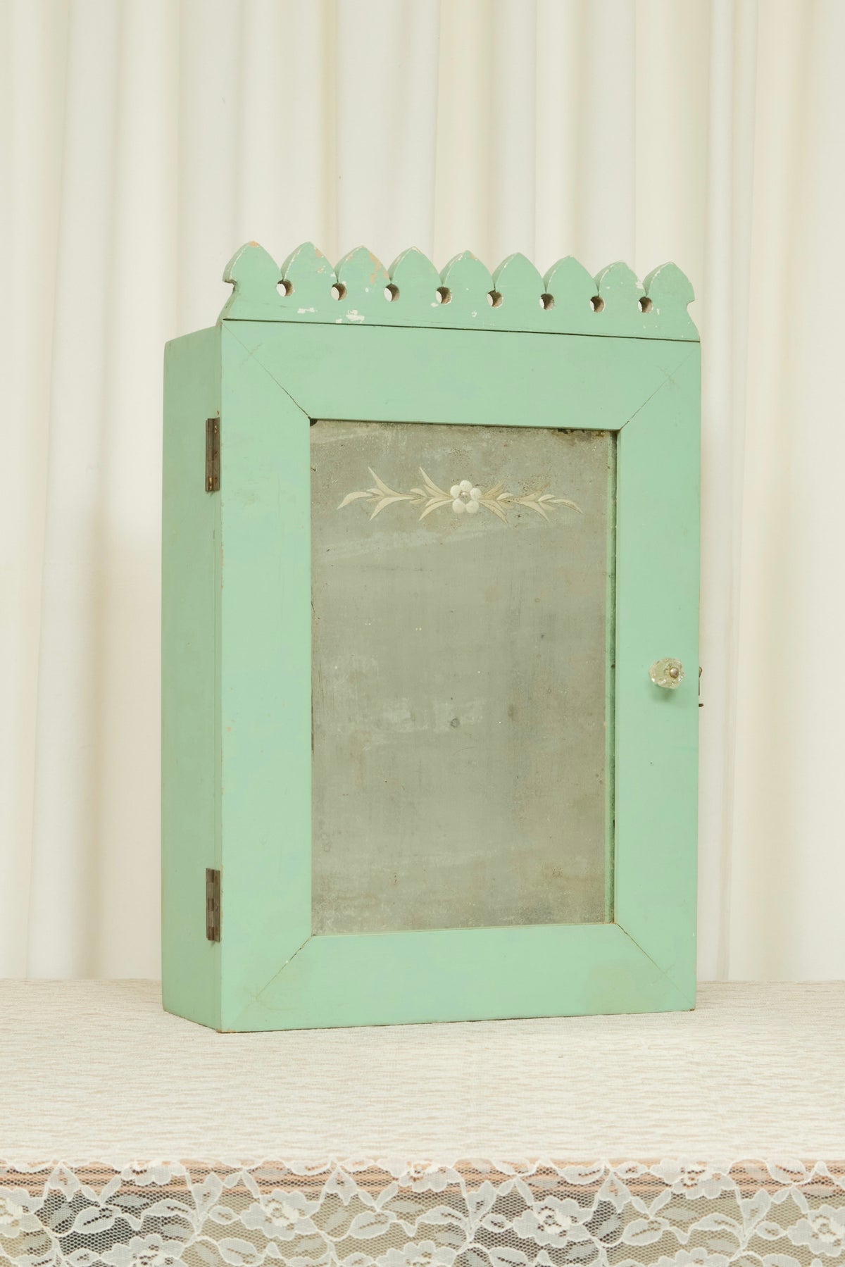 Antique Mirror Wall Cabinet