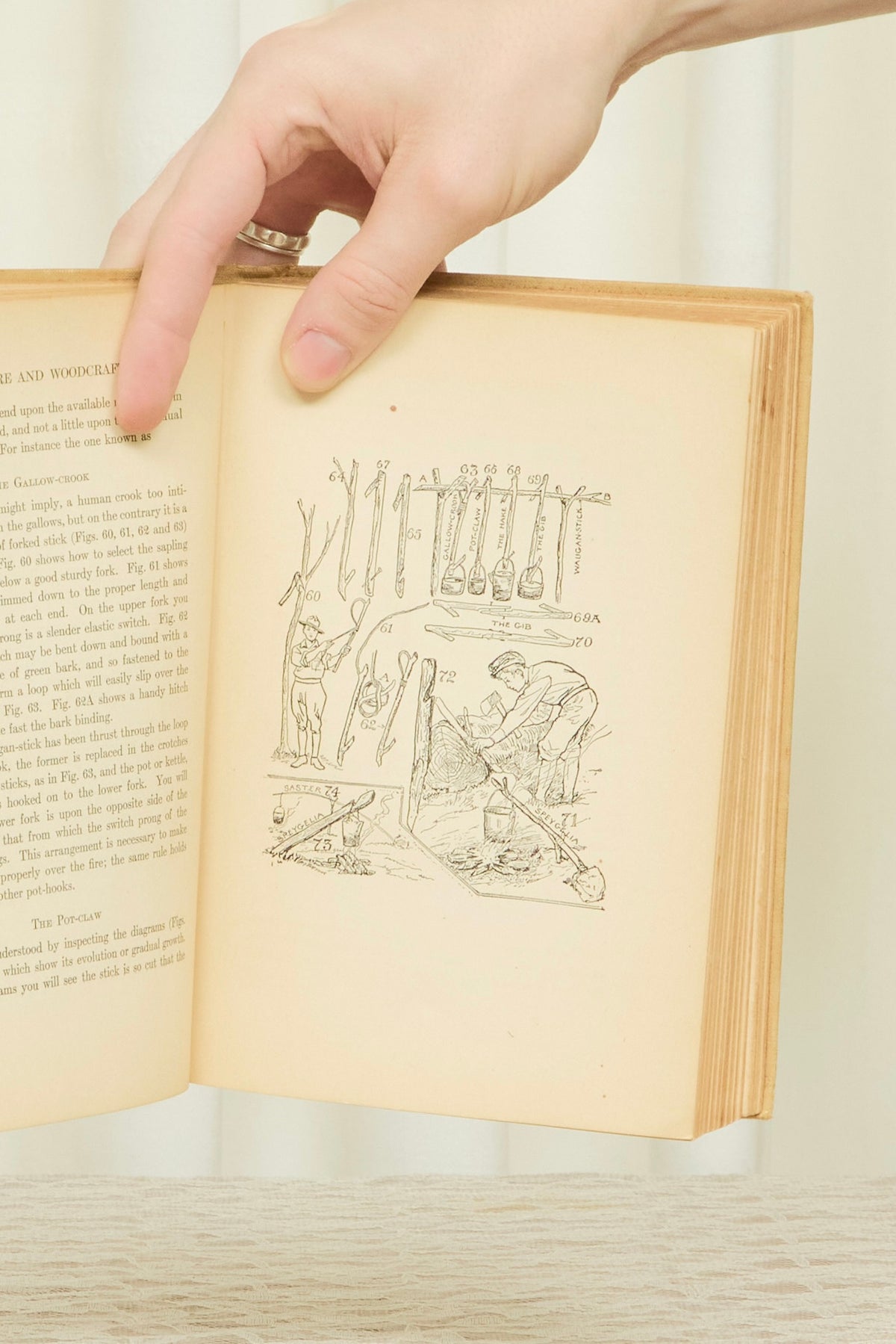 Antique "Camp Lore & Woodcraft" Book (1920)