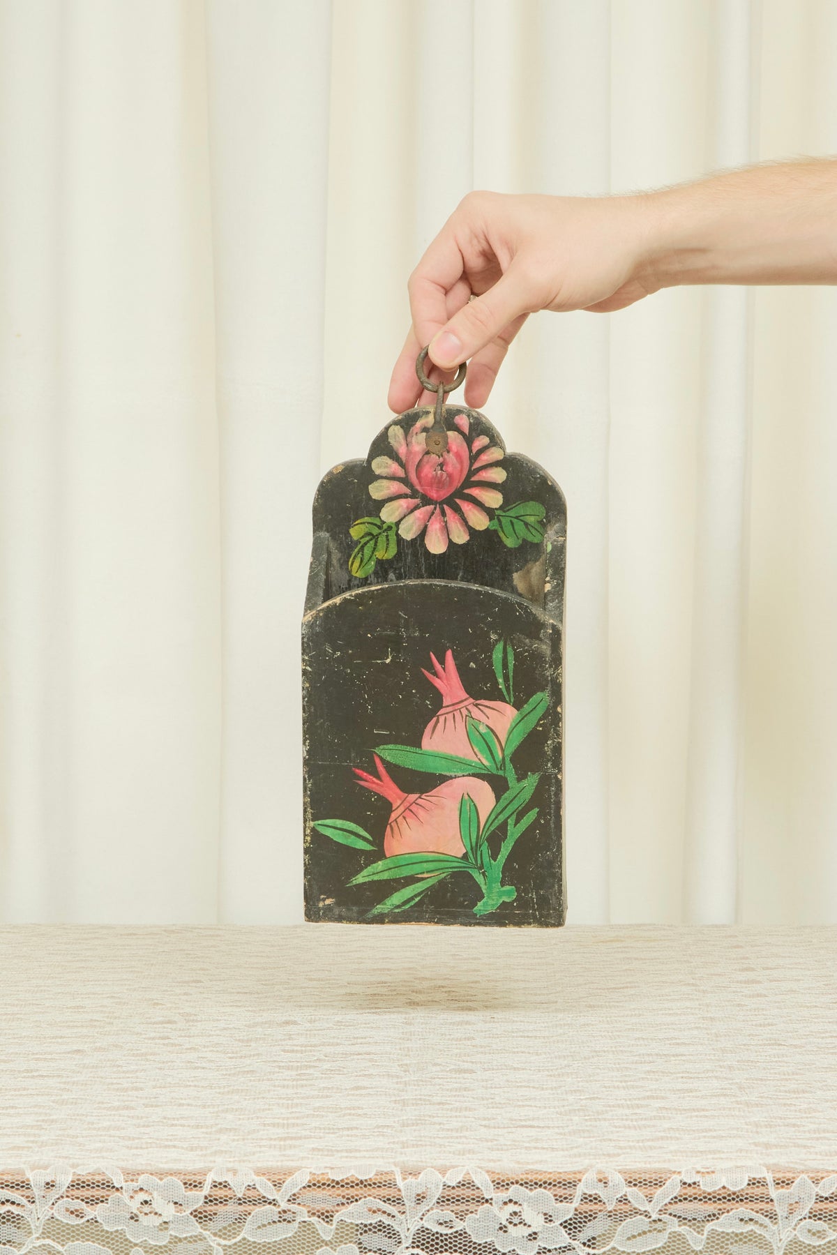 Vintage Hand Painted Onion Box