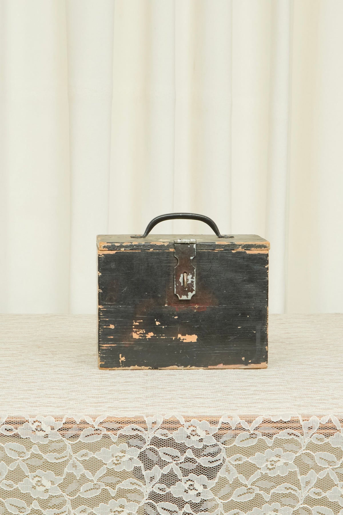Vintage Chippy Painted Box