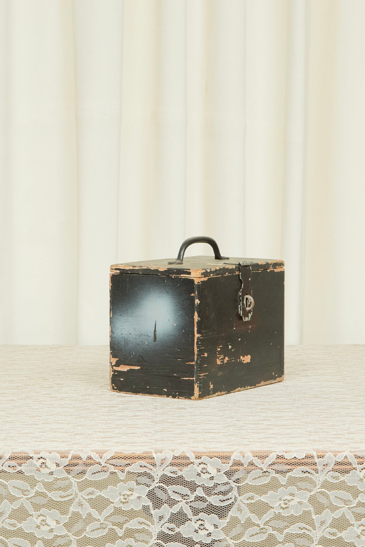 Vintage Chippy Painted Box