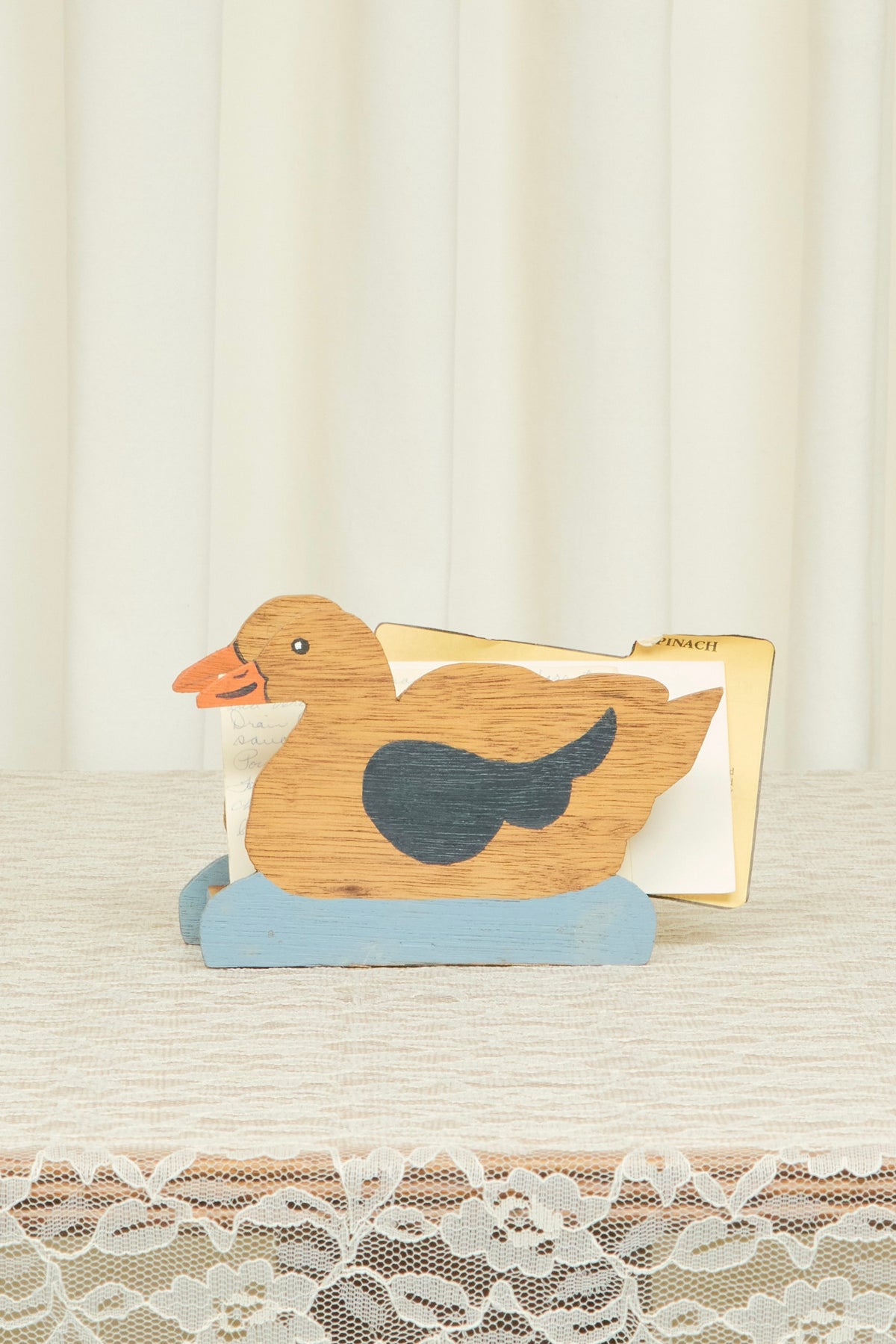 Vintage Duck Letter/Napkin Holder