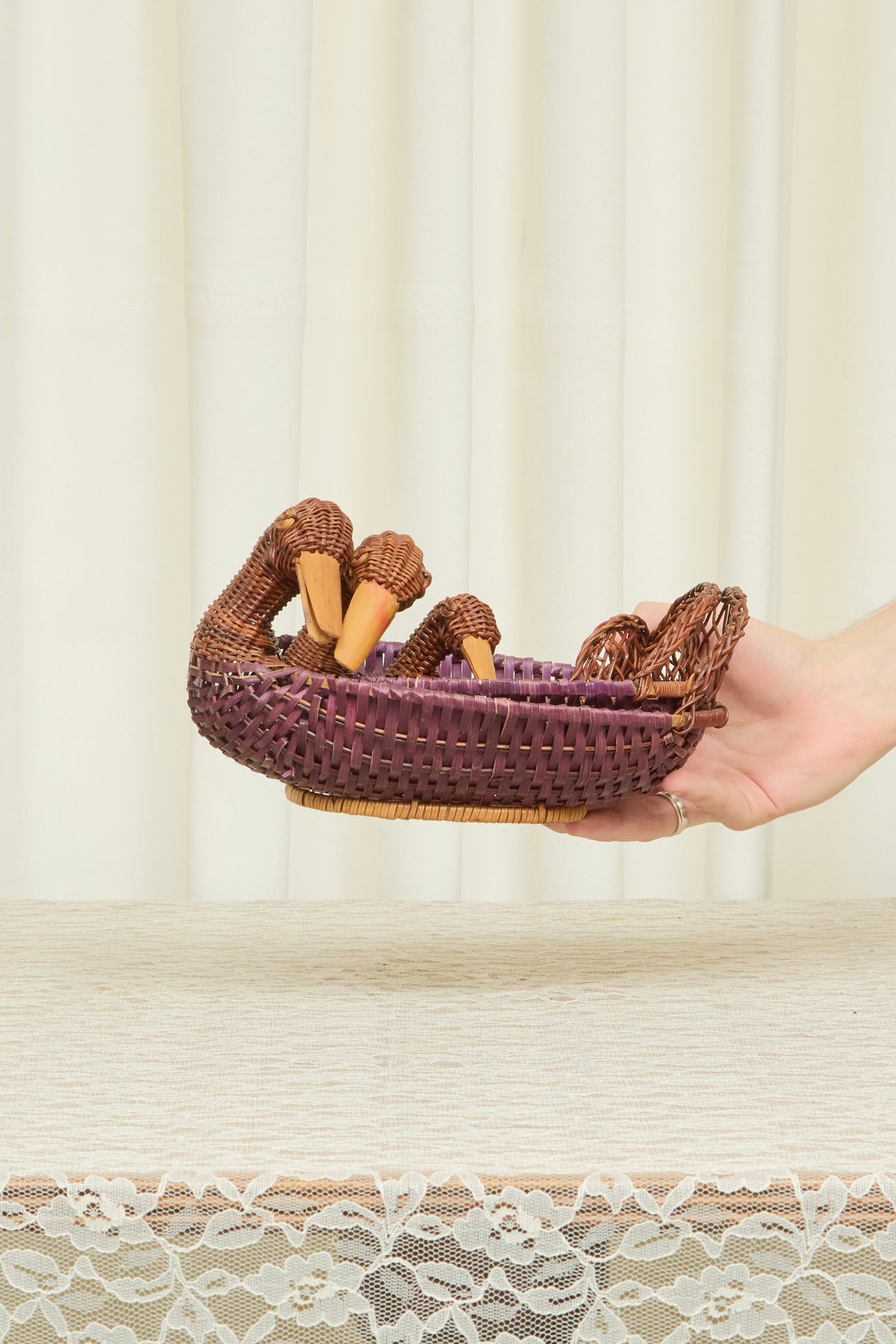 Vintage Duck Baskets Set/3