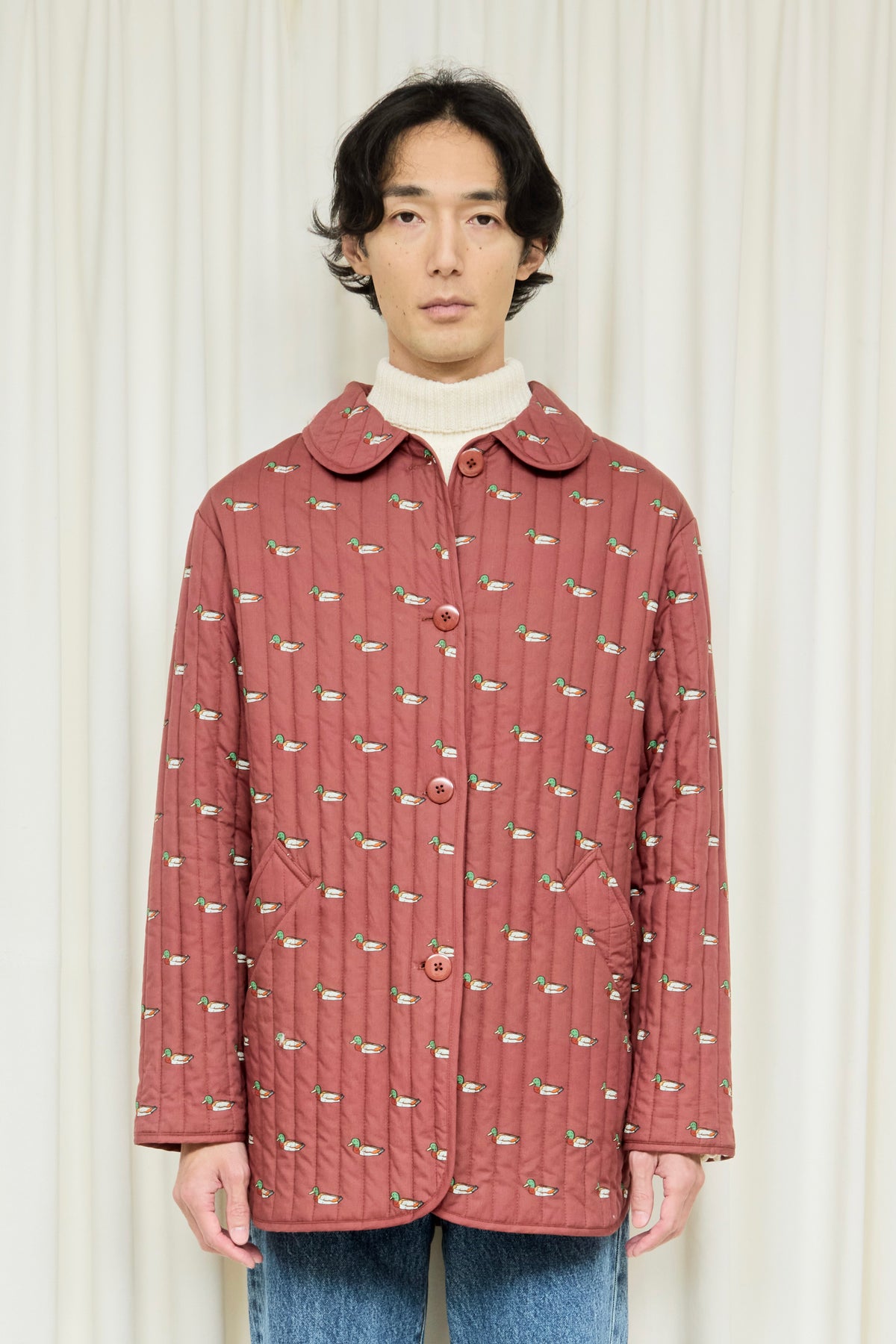 Arnie Mallard Print Quilted Jacket