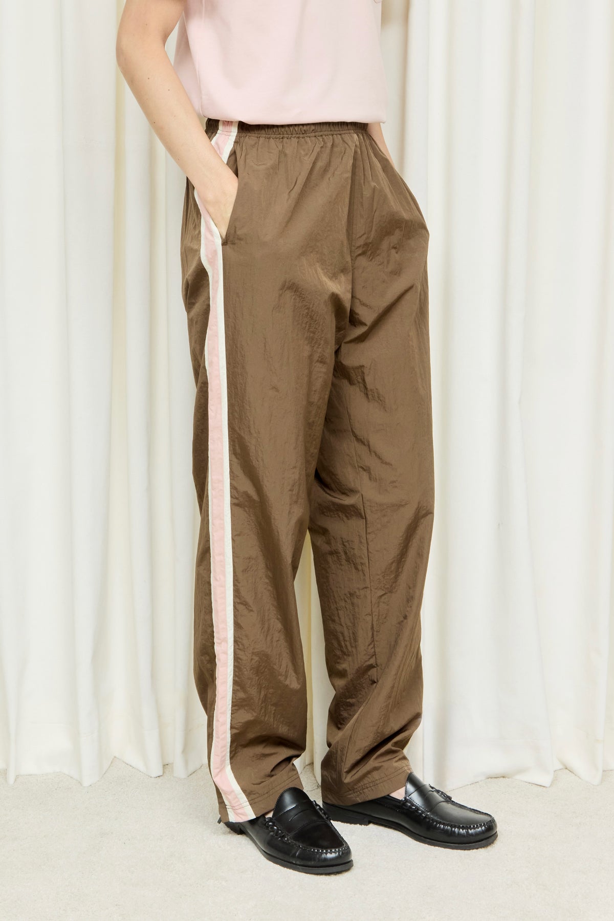 Wilbur Stripe Windbreaker Pant