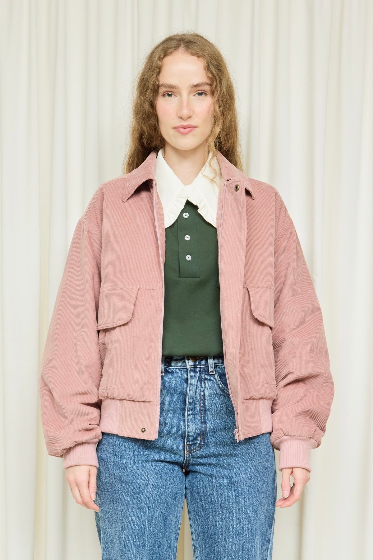 Dorian Corduroy Bomber Jacket