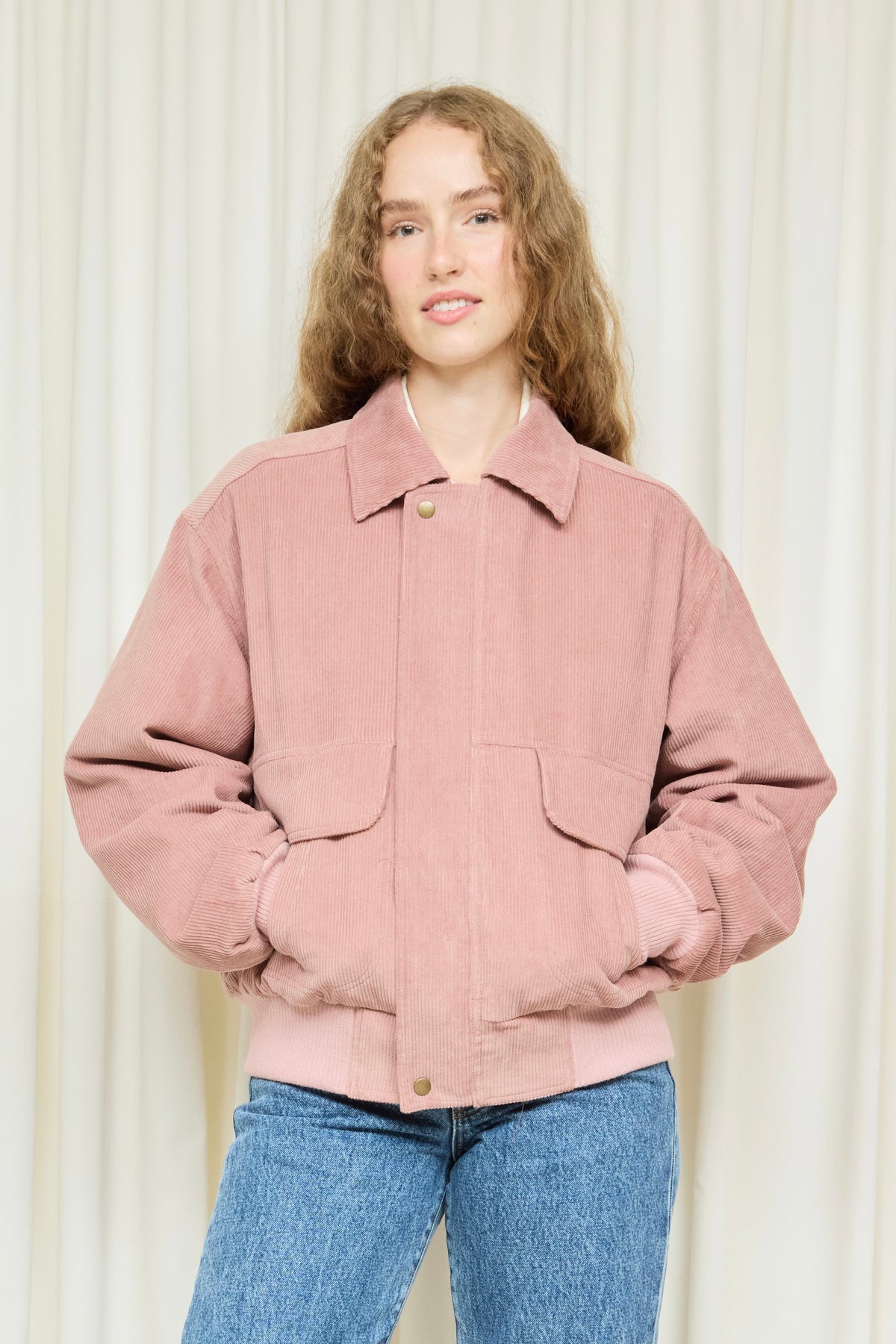 Dorian Corduroy Bomber Jacket