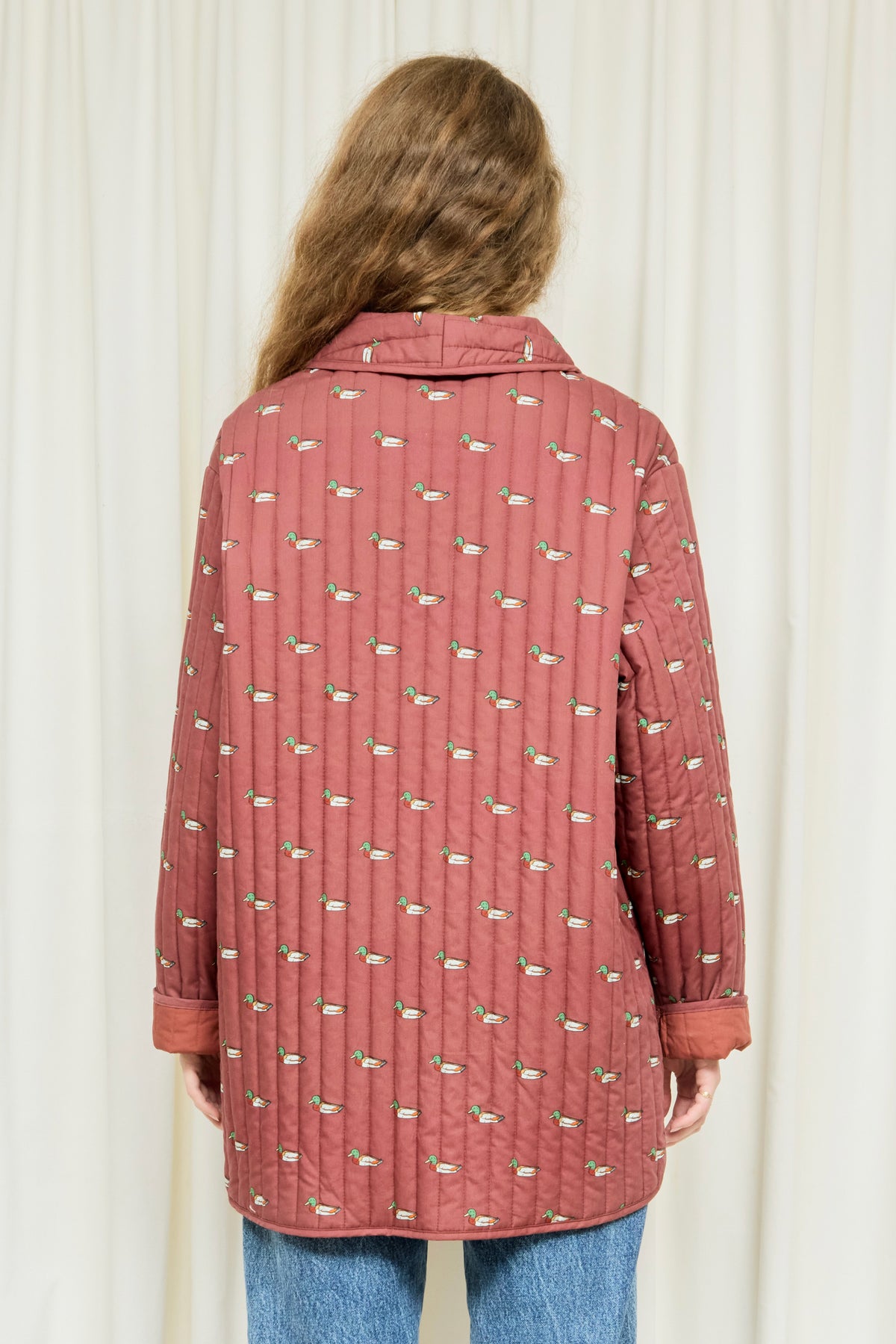 Arnie Mallard Print Quilted Jacket
