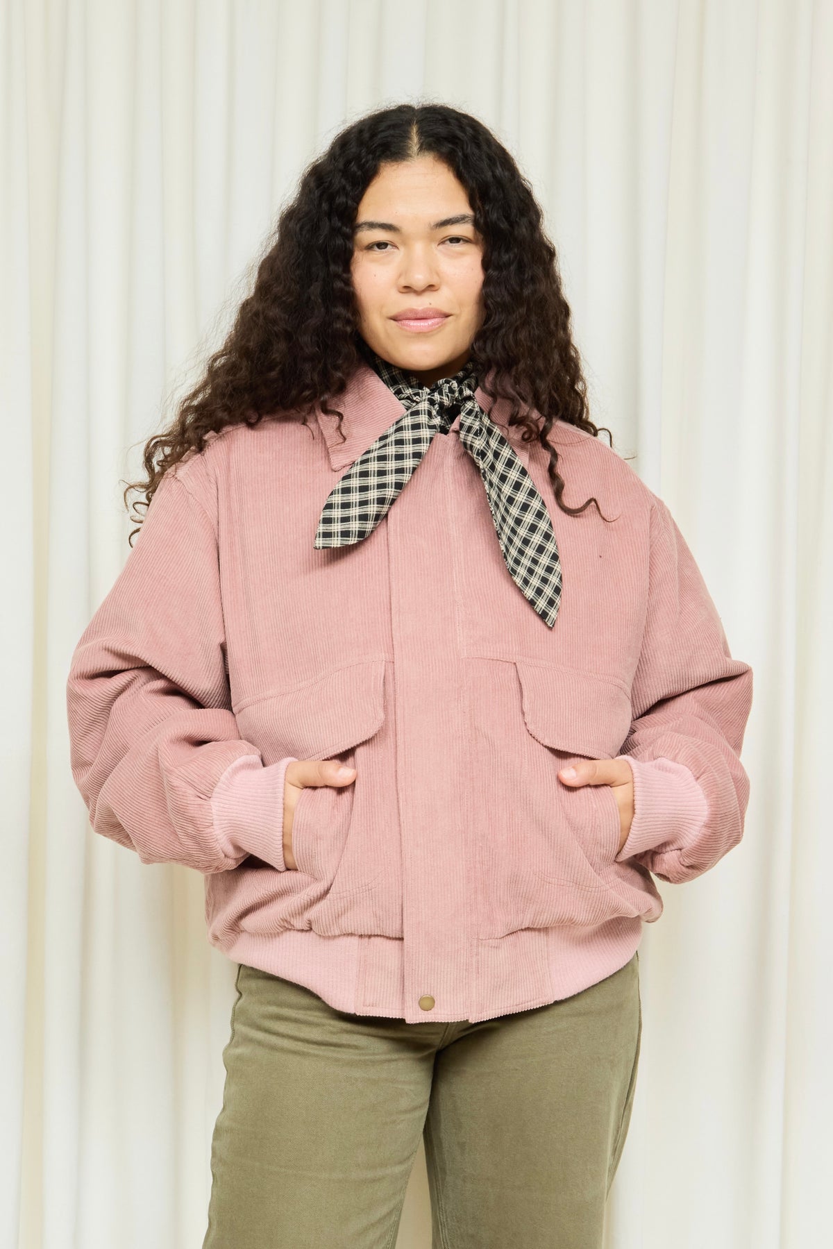 Dorian Corduroy Bomber Jacket