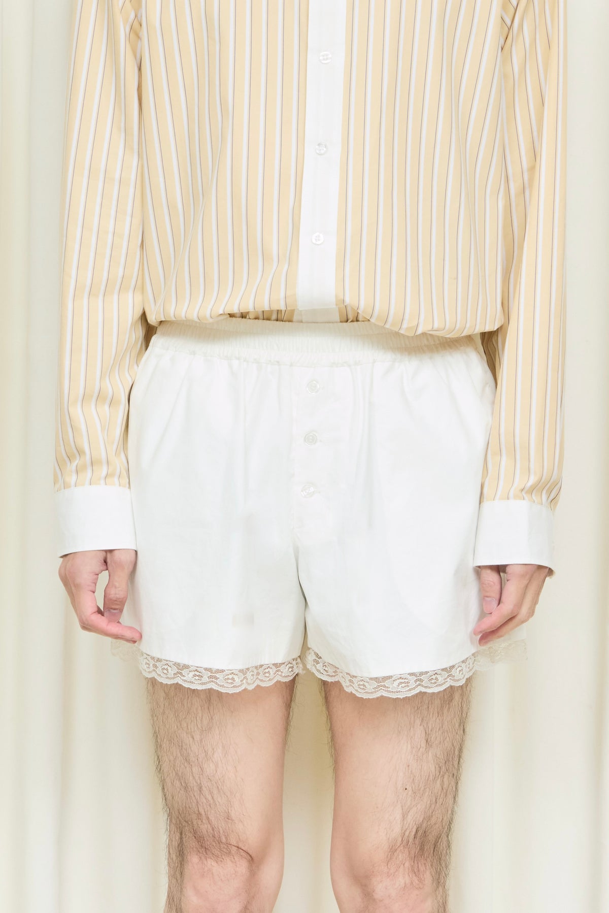 Winnie Lace Trim Boxer Short