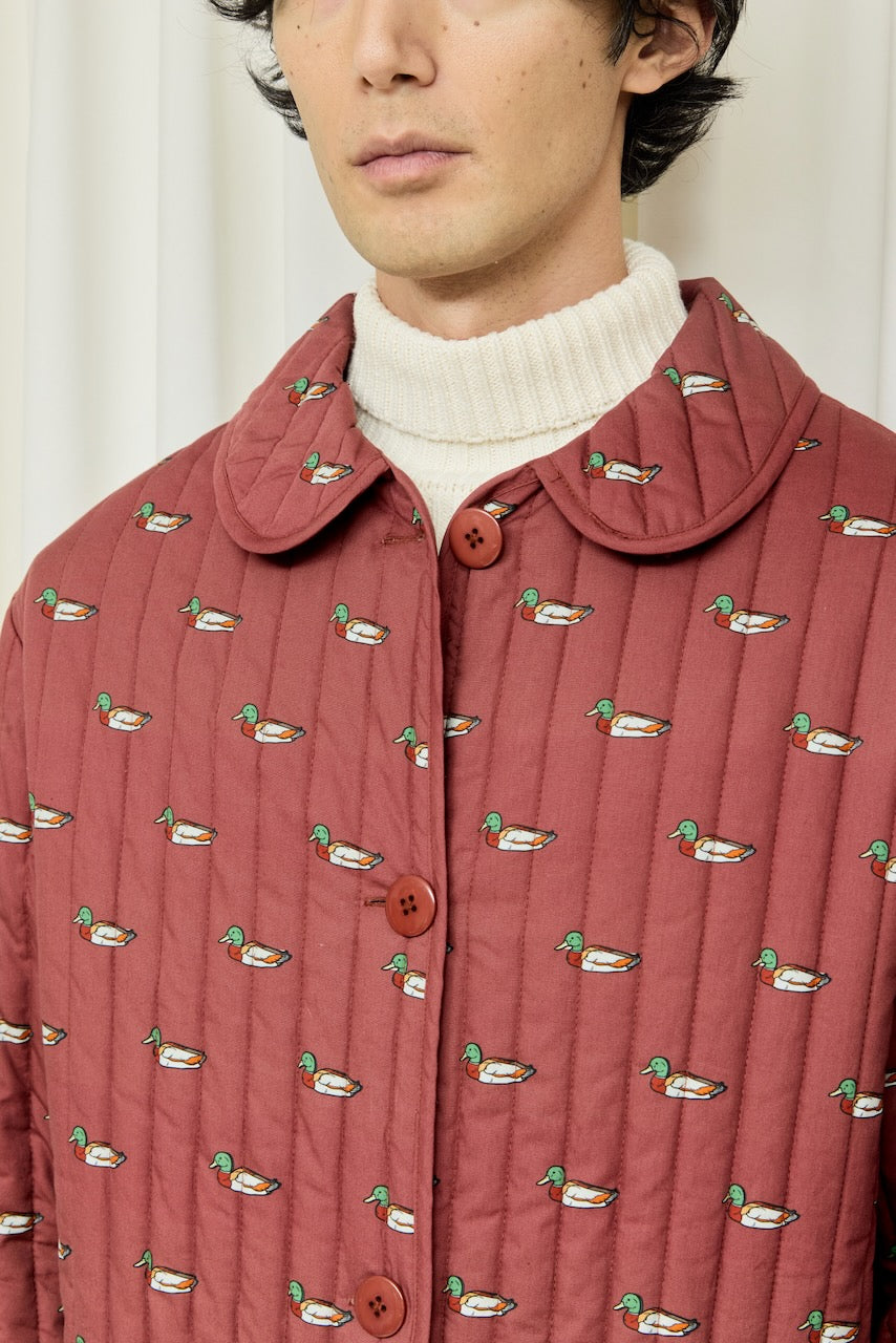 Arnie Mallard Print Quilted Jacket