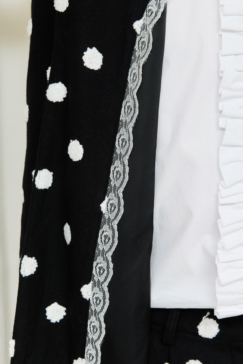 Walt Raised Polkadot Blazer
