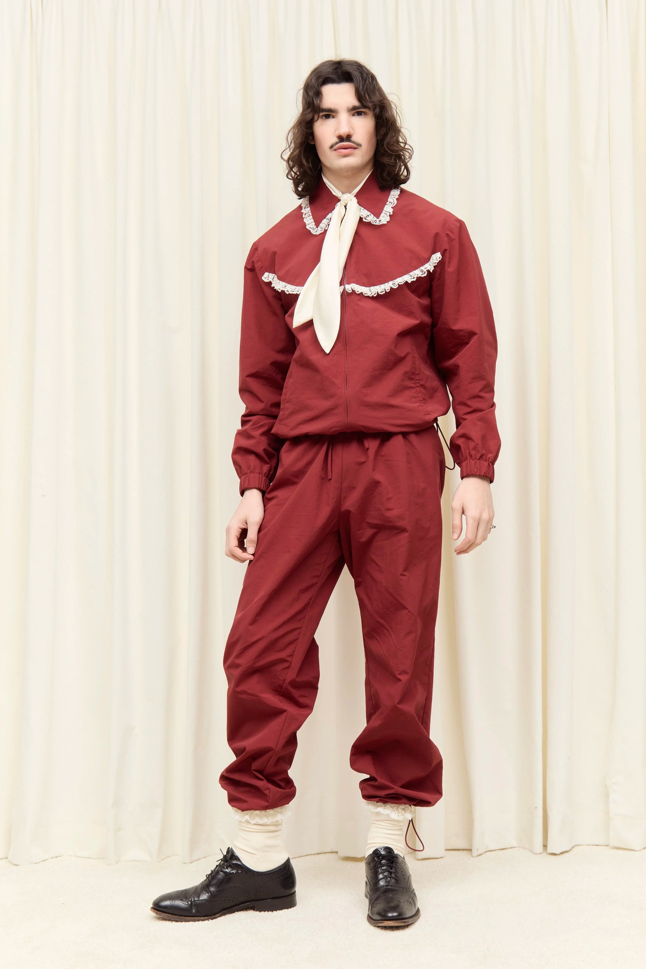 Kennedy Lace Trim Drawcord Track Pant