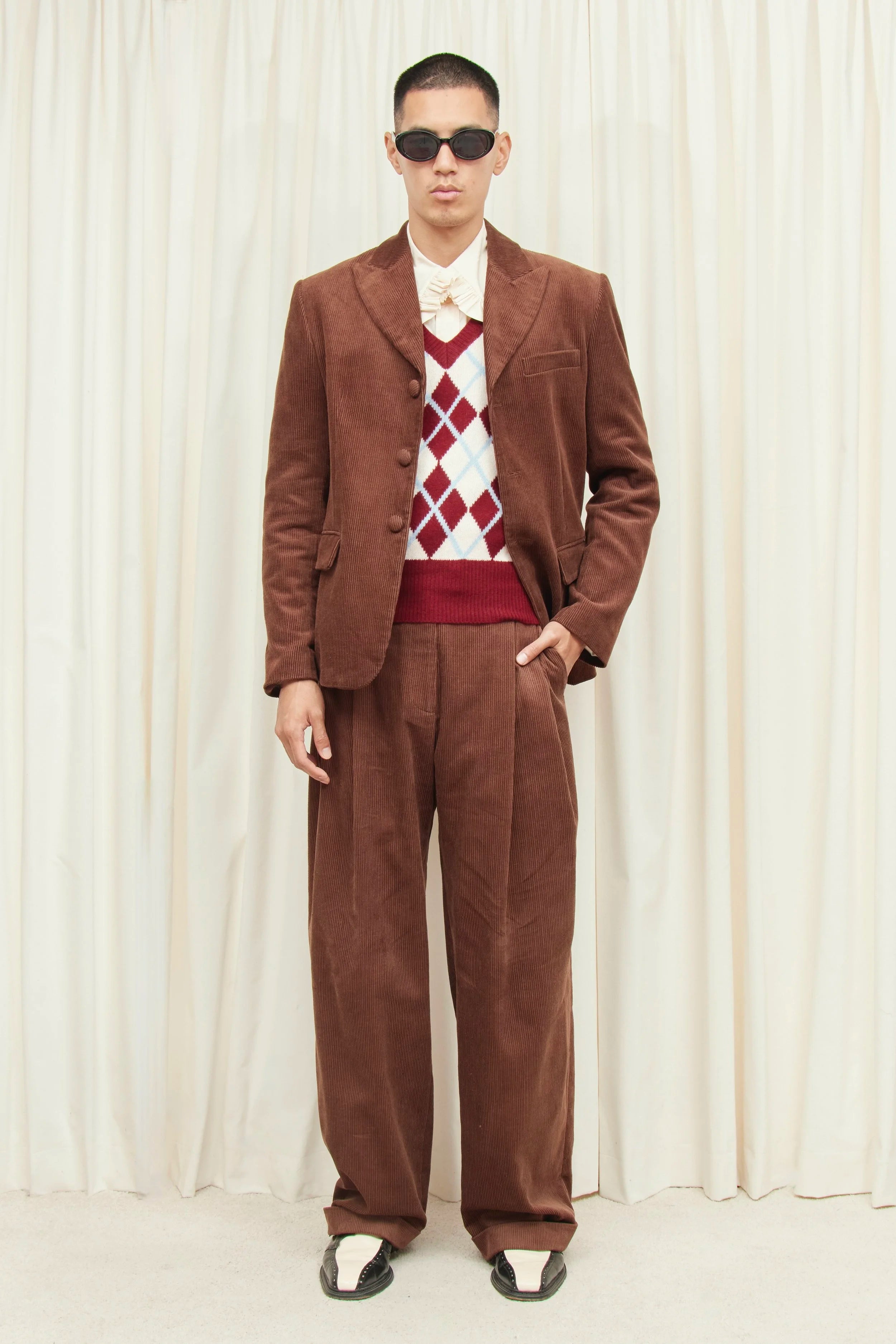 Maynard Cuffed Corduroy Trouser
