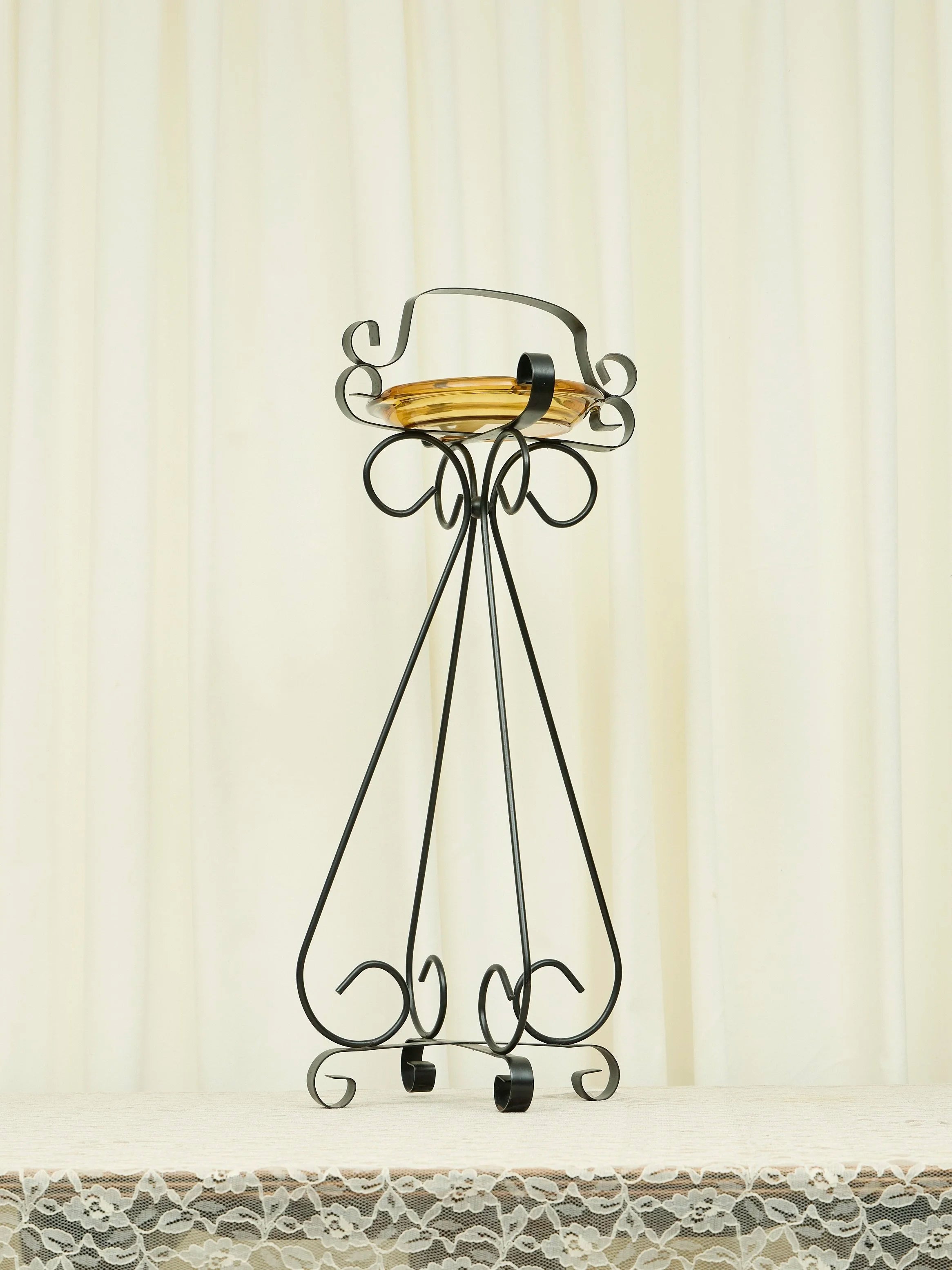 Vintage Wrought Iron Ashtray