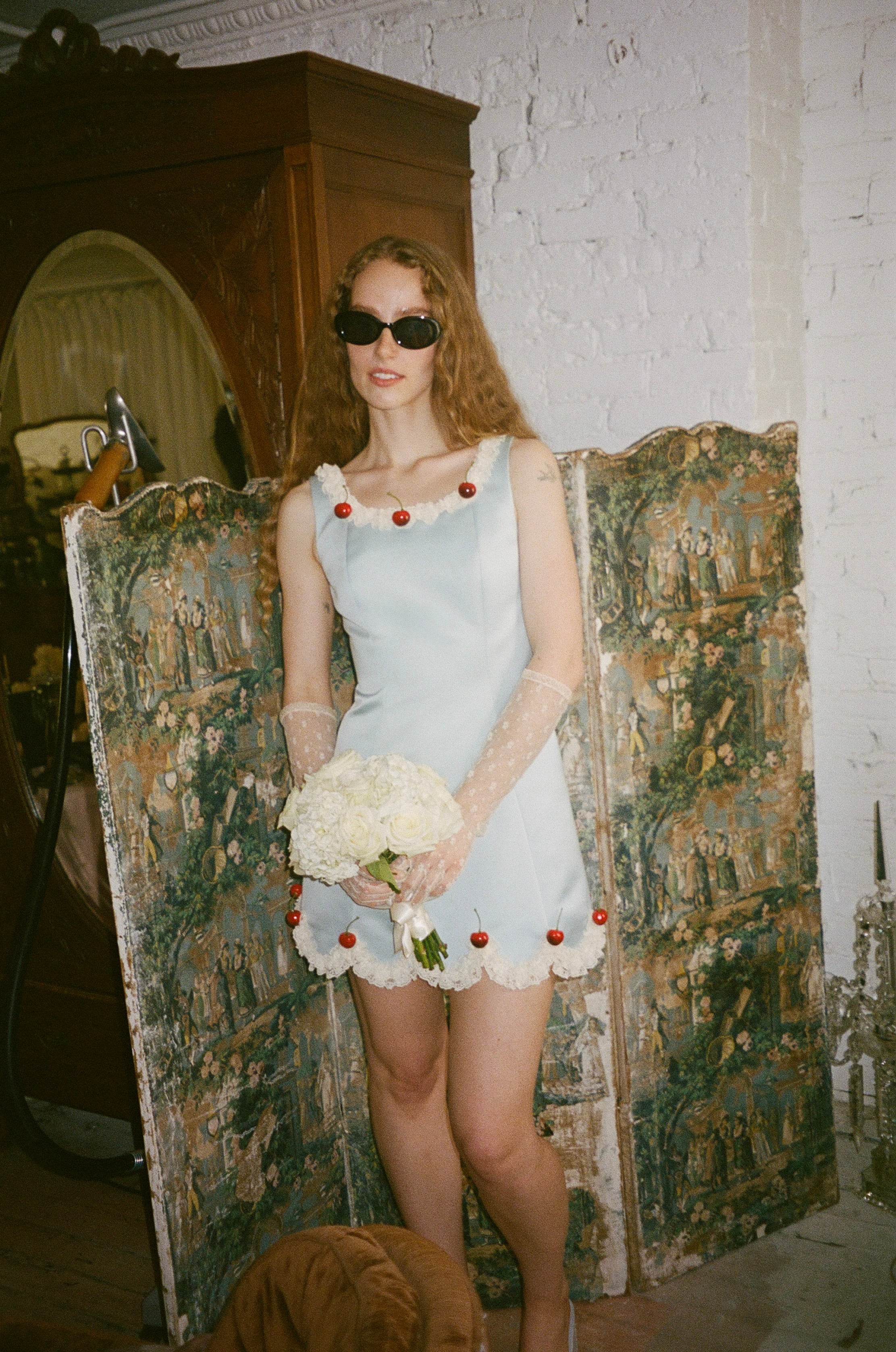 Lucie Cherry Cake Mini Dress