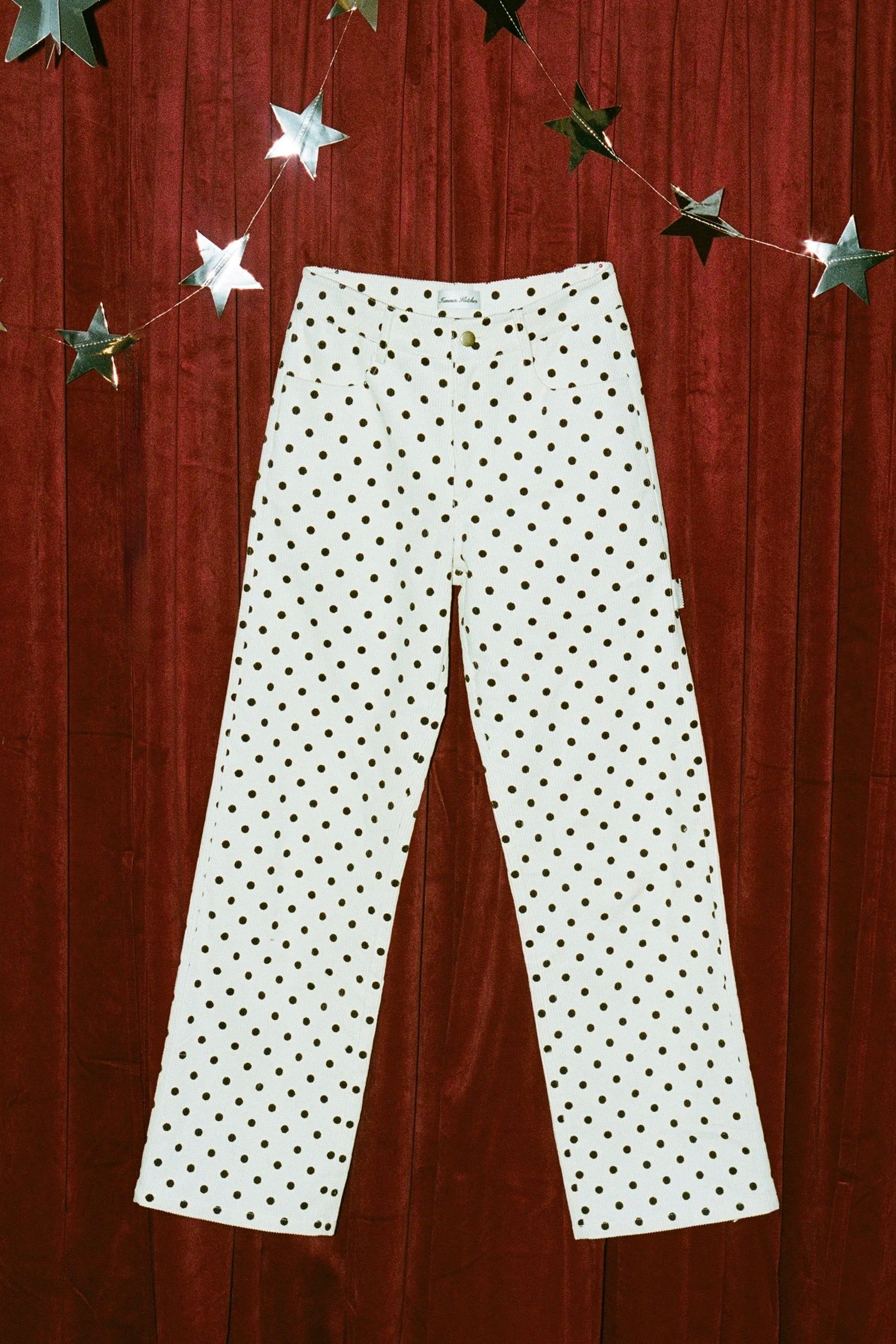 Sid Loop Polkadot Corduroy Pant