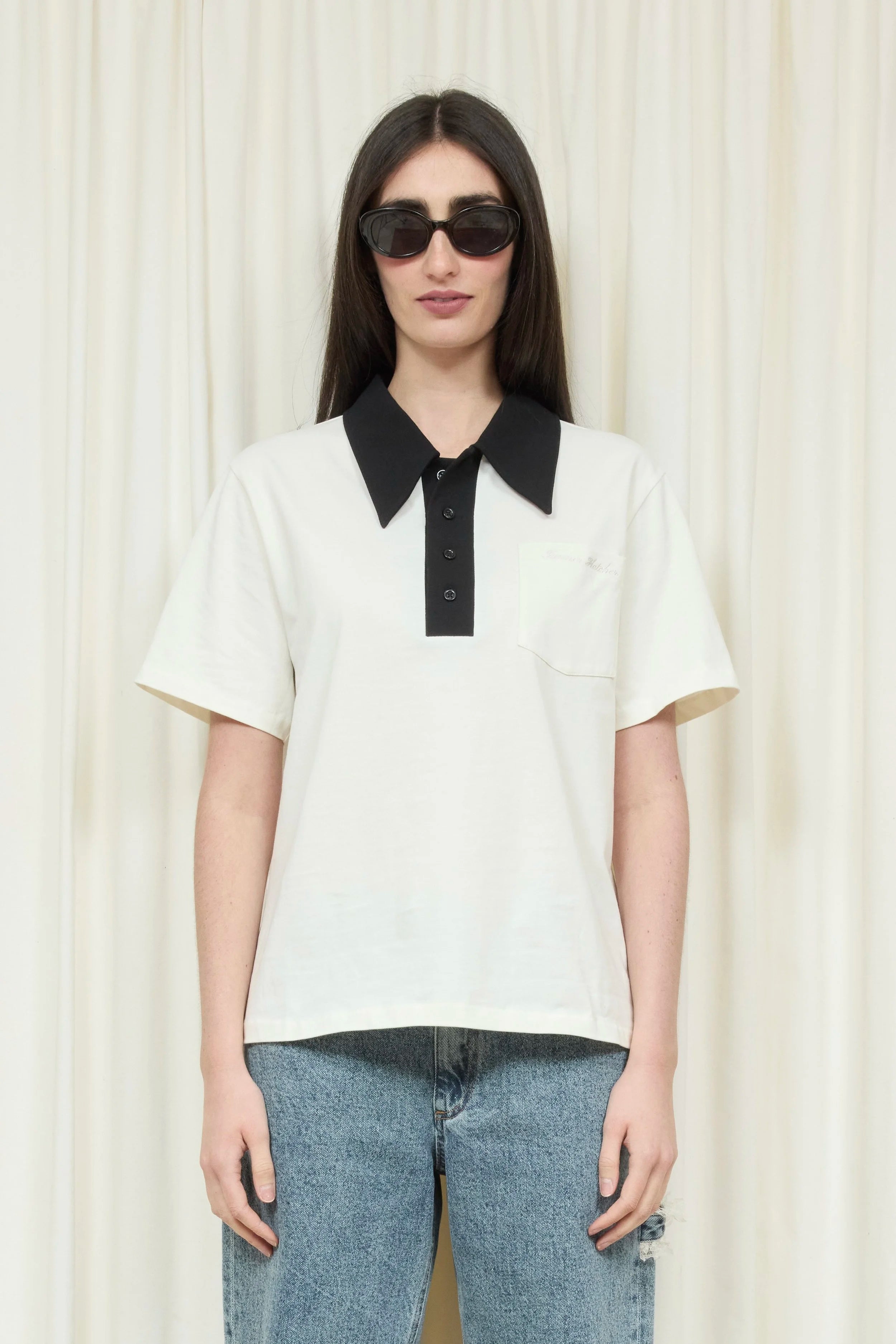 Frank Oversized Collar Polo