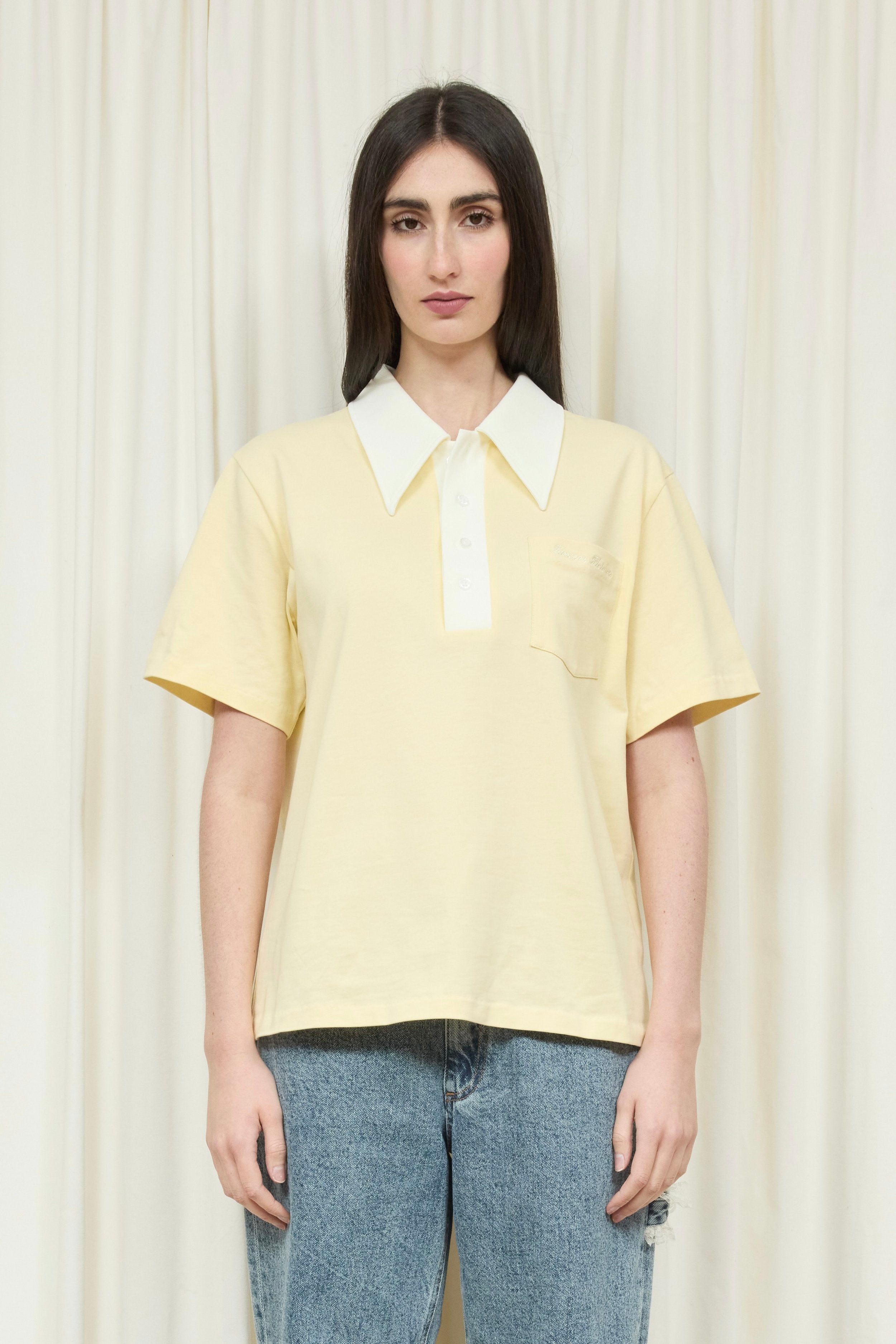Frank Oversized Collar Polo