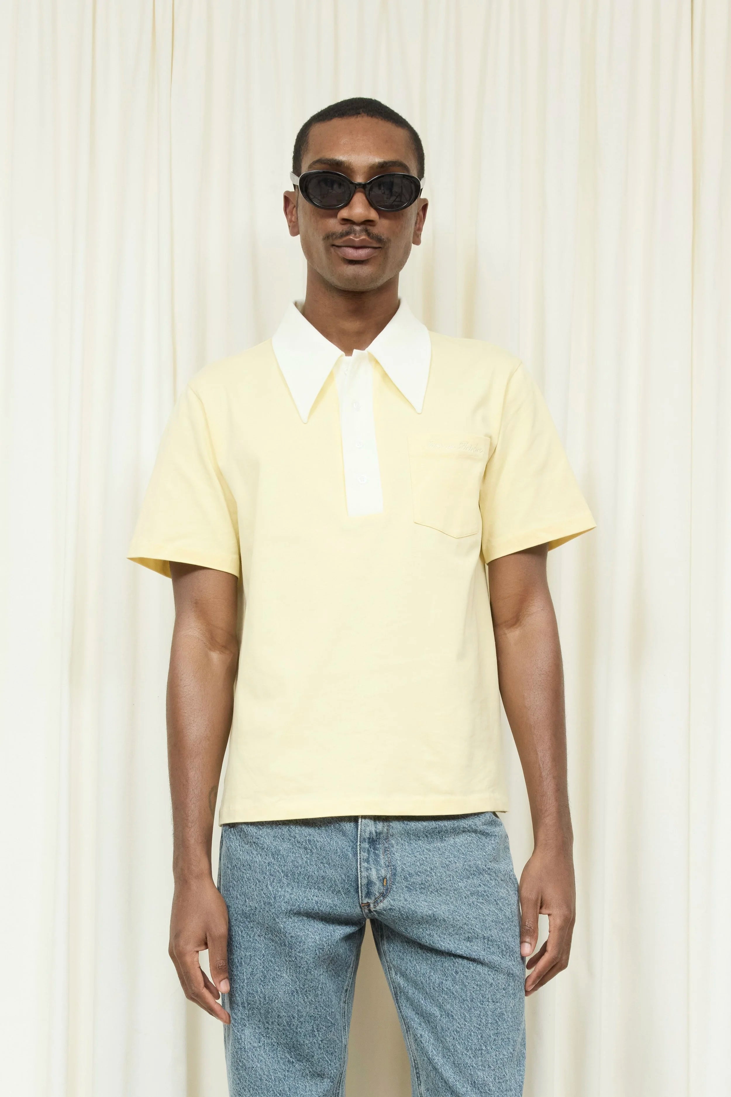 Frank Oversized Collar Polo