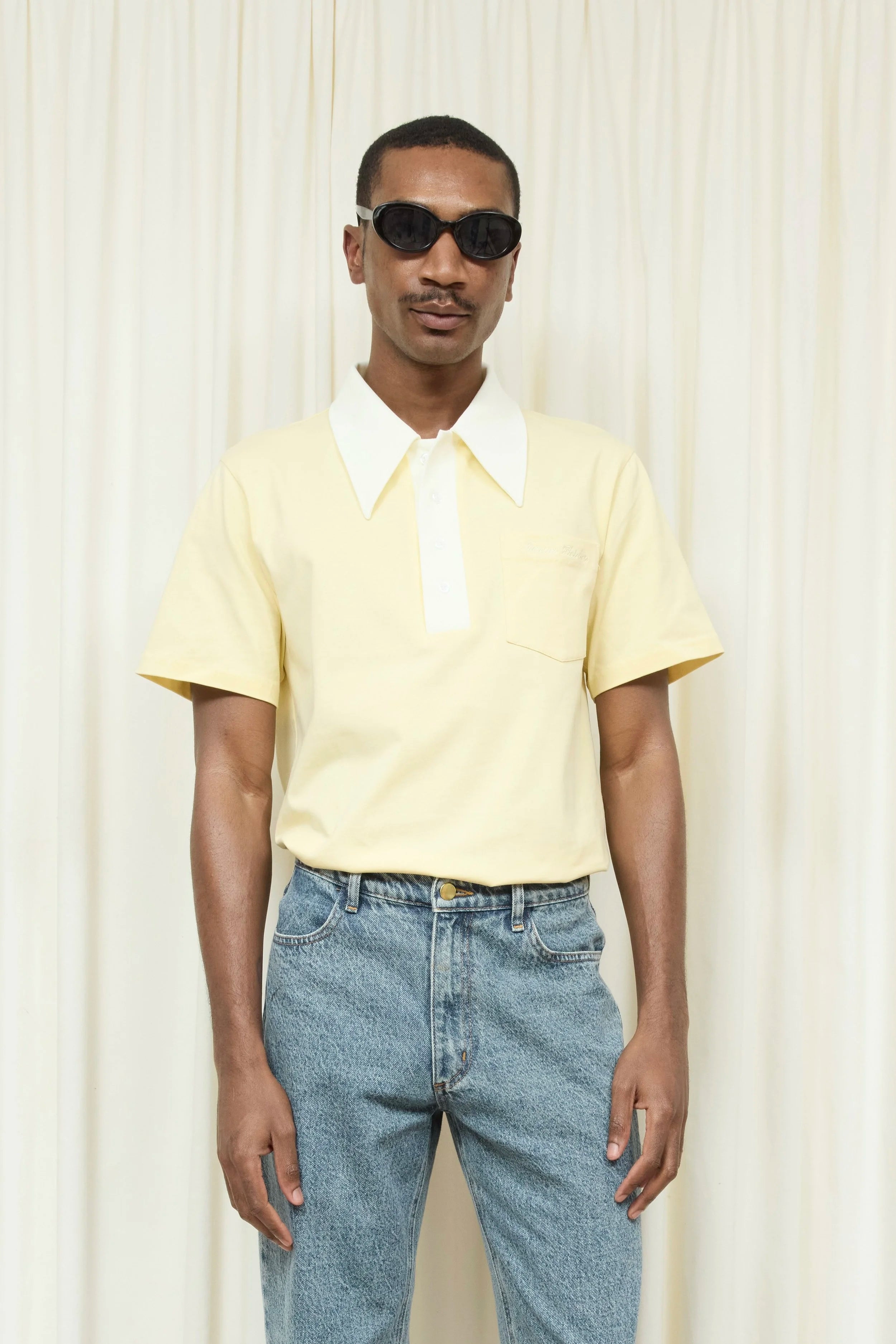 Frank Oversized Collar Polo