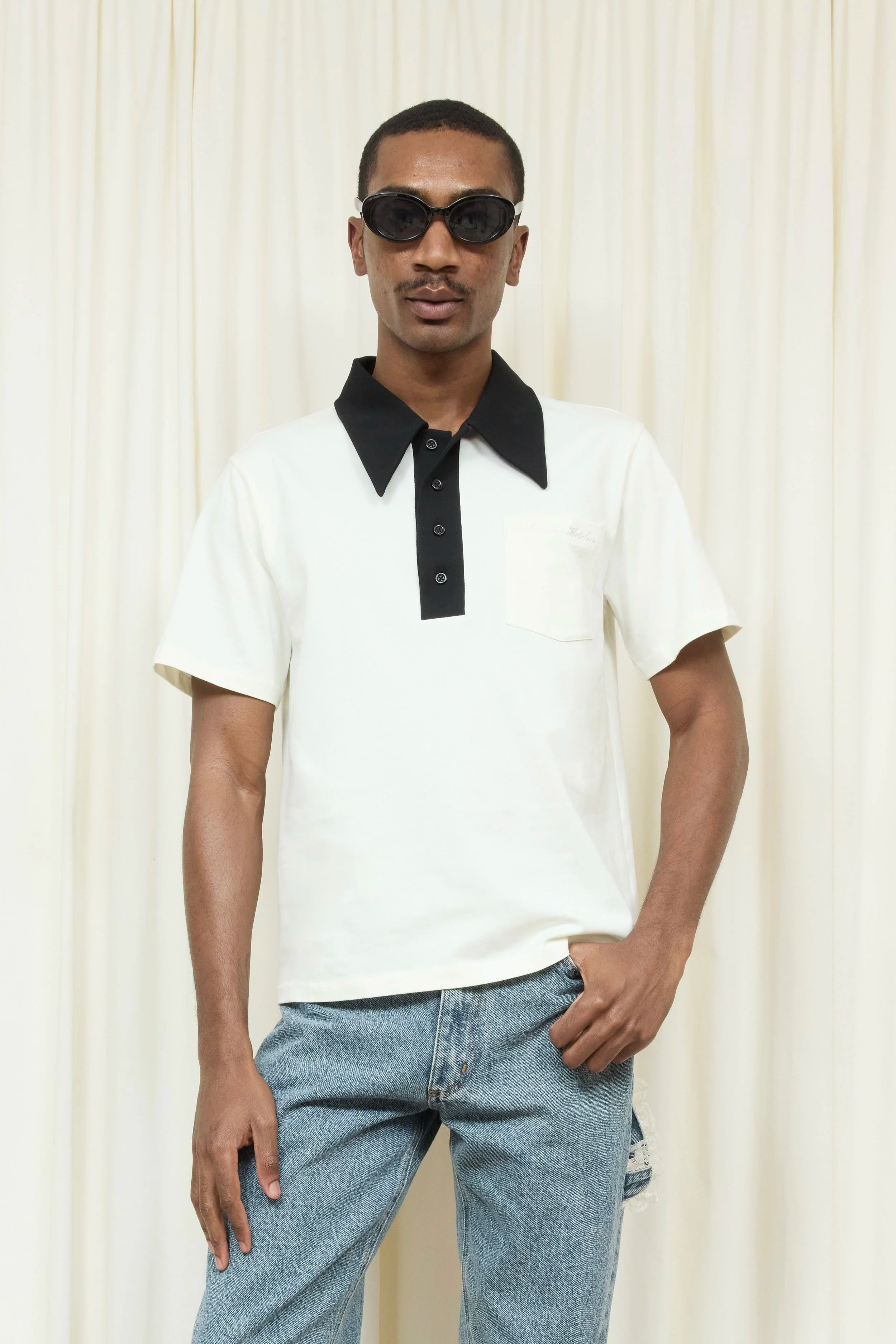 Frank Oversized Collar Polo