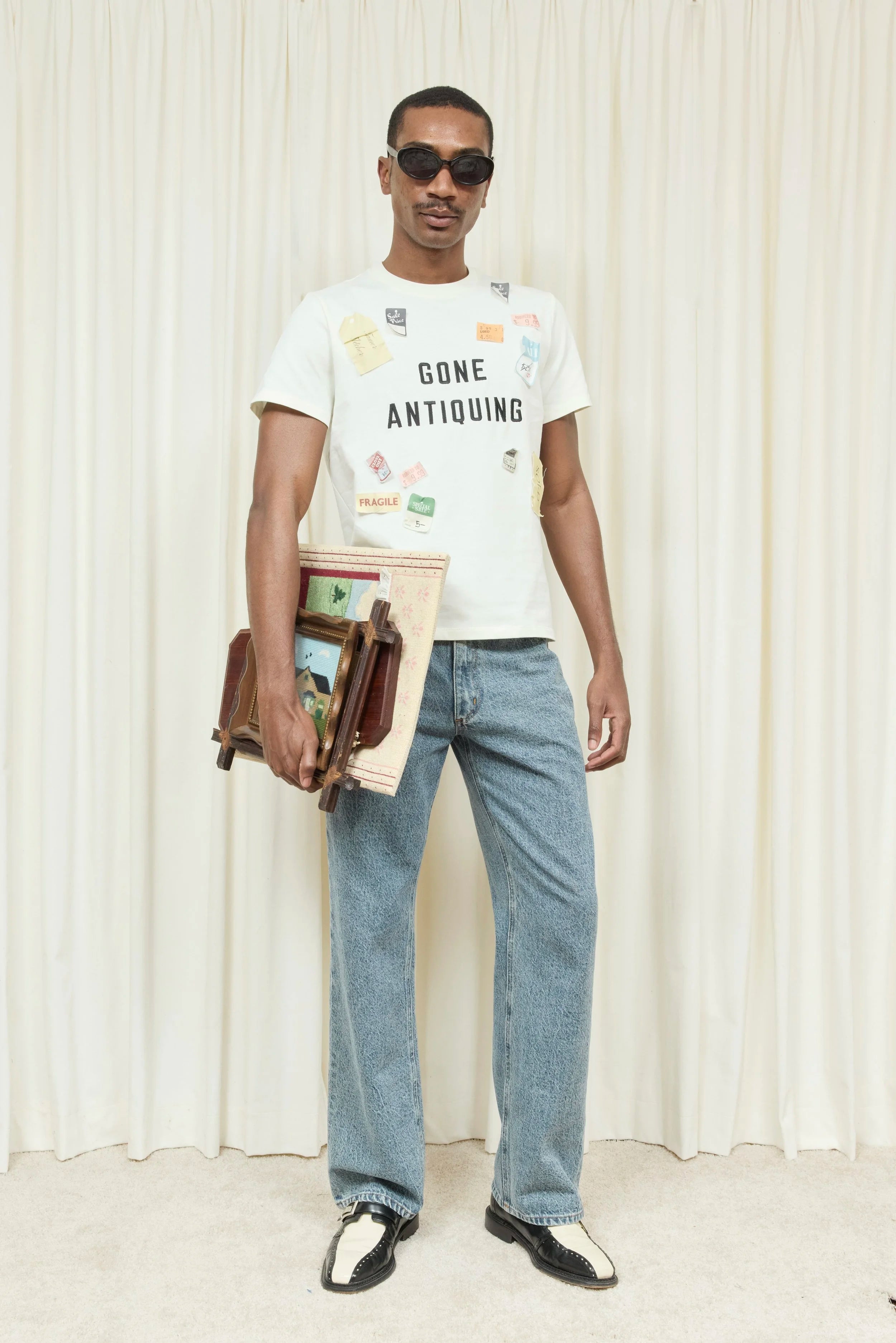 Gone Antiquing Applique Tee