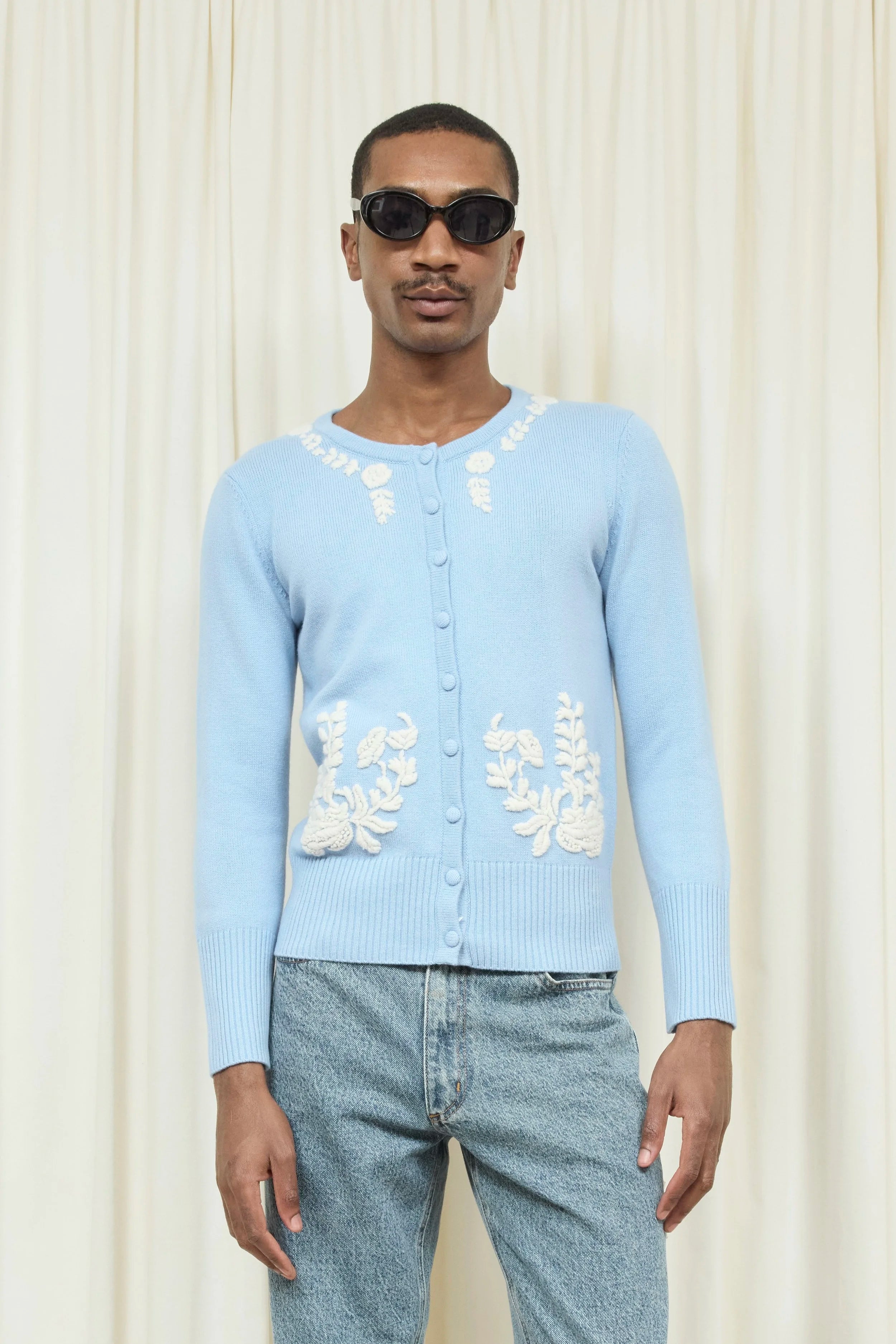 Gladys Hand Embroidered Cardigan